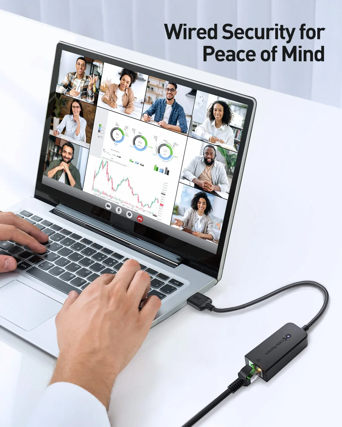 Cable Matters Adapter USB na Ethernet 3.0 10/100/1000 Mbps Czarny