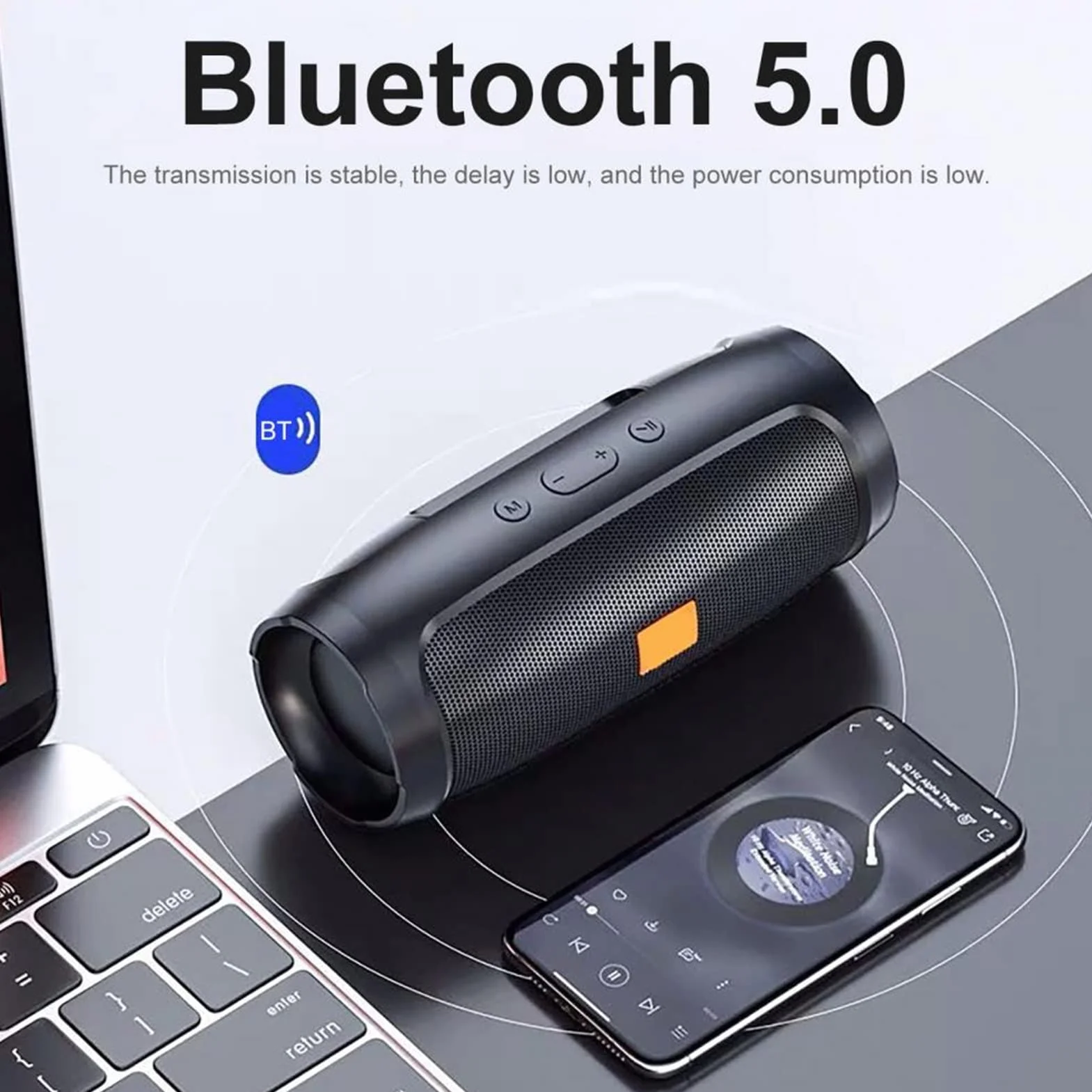 Głośnik komputerowy Przenośny głośnik Bluetooth Kolumna Stereo Heavy Bass Wireless Soundbar głośnik subwoofowy obsługuje kartę AUX TF Radio Głośniki biurkowe FM (kolor: zielony)