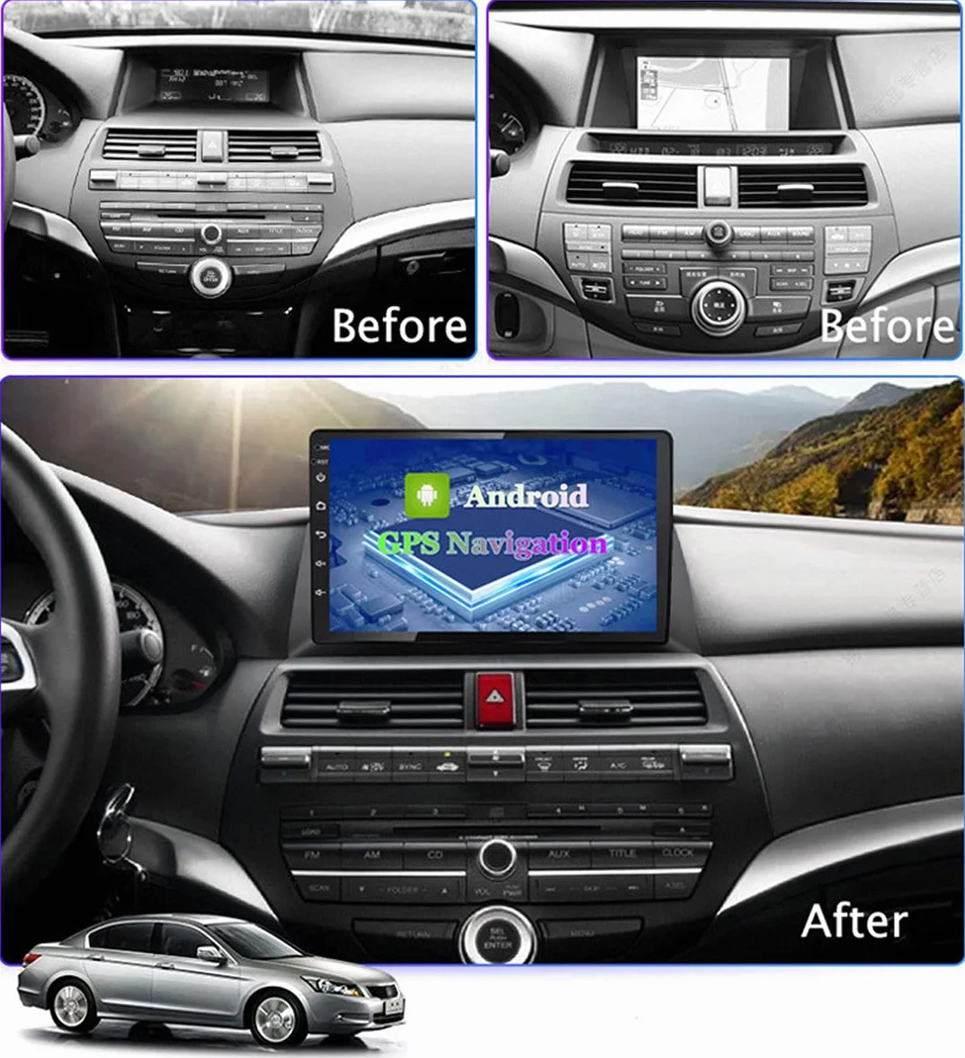 Nawigacja GPS do samochodów ciężarowych Android 9 System nawigacji multimediów samochodowych, dla Accord Ekran dotykowy Jednostki GPS i sprzęt GPS, Darmowa aktualizacja map