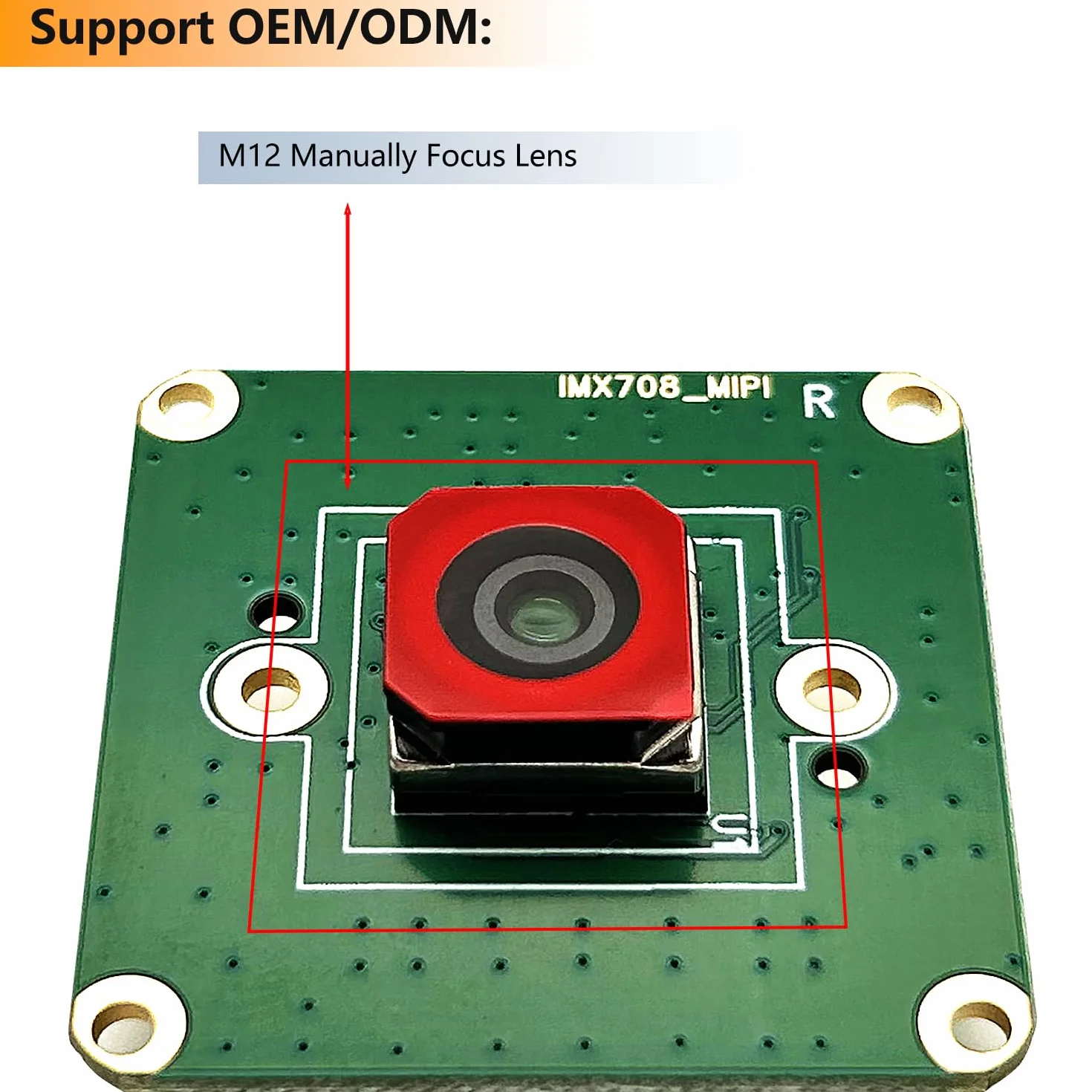 InnoMaker 12MP moduł kamery z autofokusem do Raspberry Pi, czujnik IMX708, pole widzenia 75°, HDR, kompatybilny z Pi 5,4,3,Zero,CM4 (opcje obiektywu M12/CS)