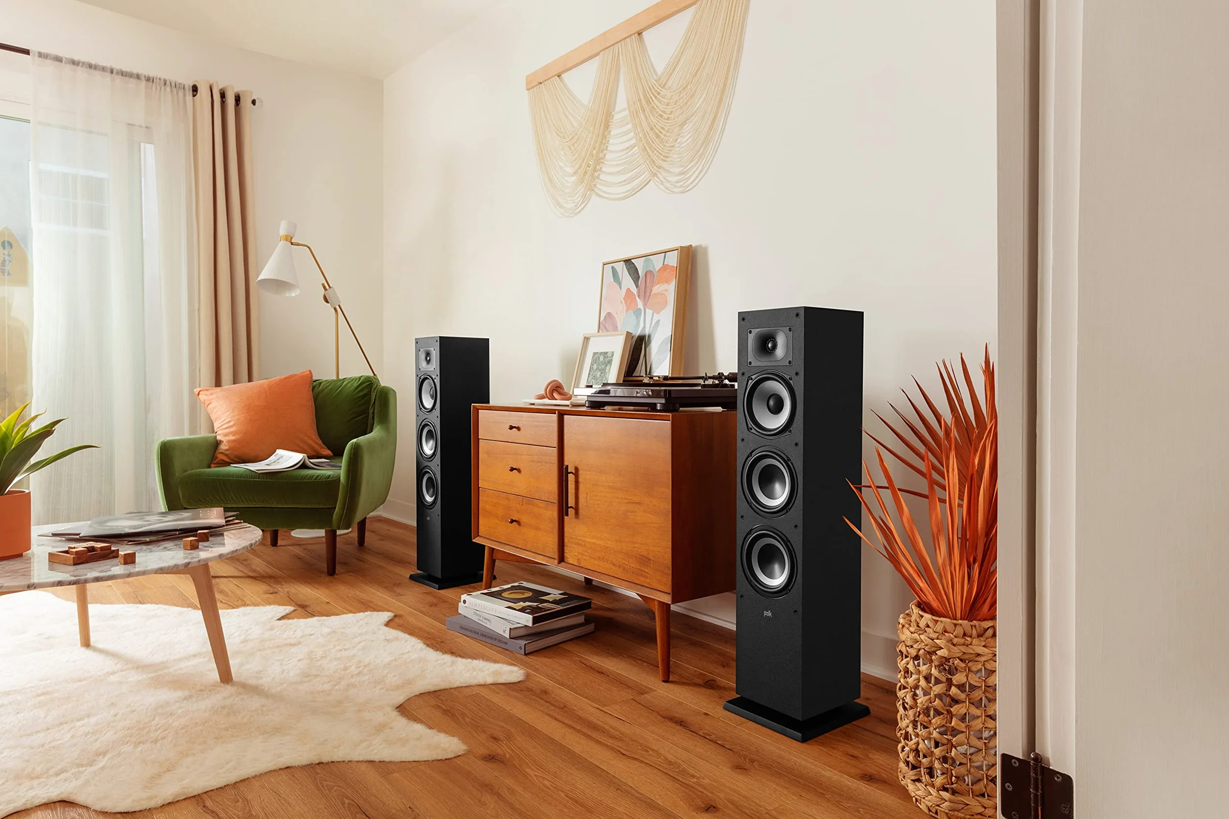 POLK AUDIO MXT60BK Głośnik, Czarny