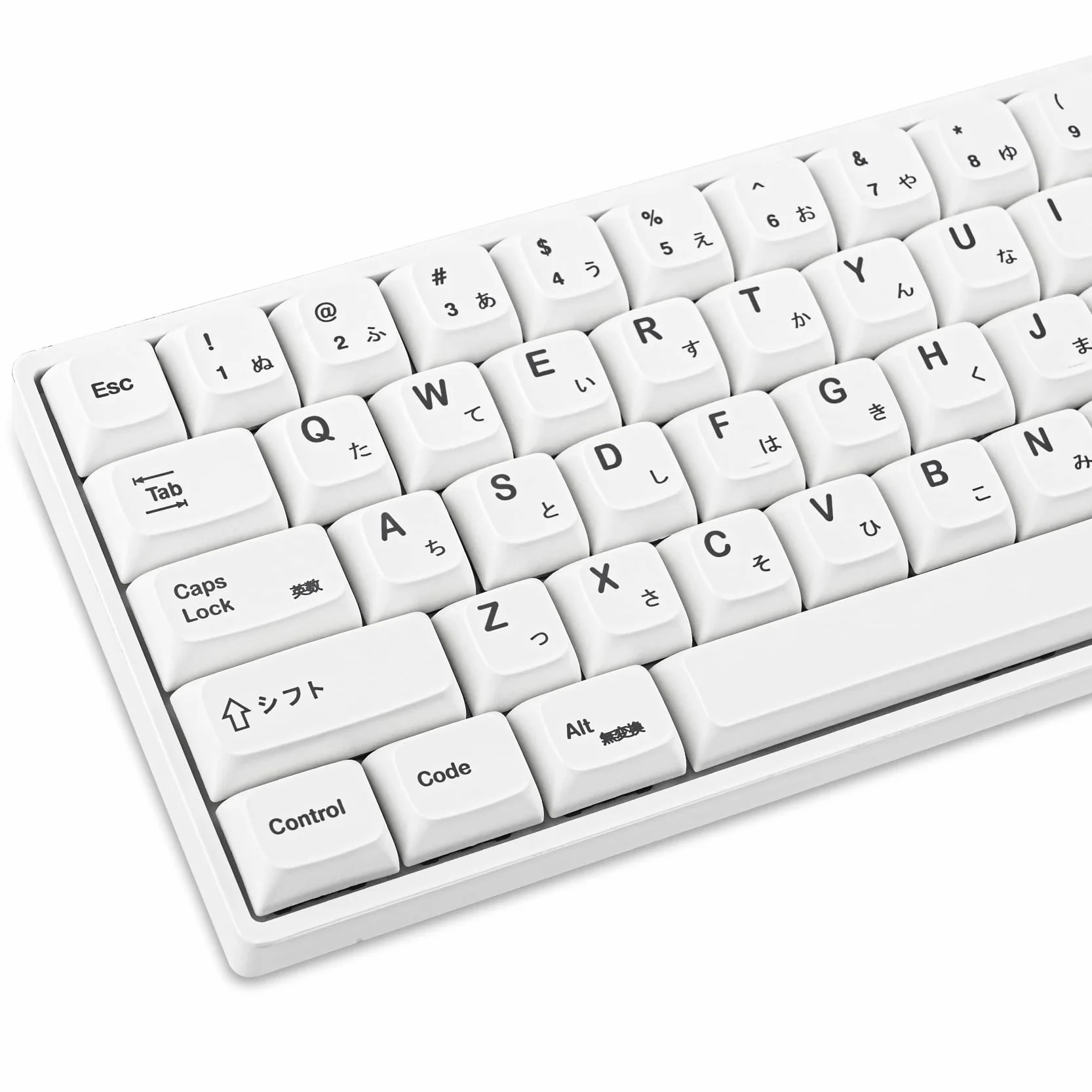 SOLIDEE 135 klawiszy, japońskie białe nakładki na klawisze 65% XDA, zestaw do klawiatury 60% tkl do Cherry Mx Gateron Kailh Switch 87/68/64/104 (minimalistyczna biel)