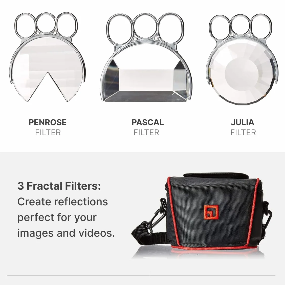 Fractal Filters Classic Prismatic Camera Filters, 3-pak