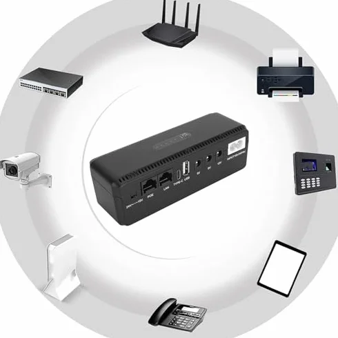 10400 mAh zasilacz awaryjny z akumulatorem UPS o dużej pojemności i dwóch opcjach wejściowych, dużym napięciem, inteligentnym bezpieczeństwem modemu routera kamery i