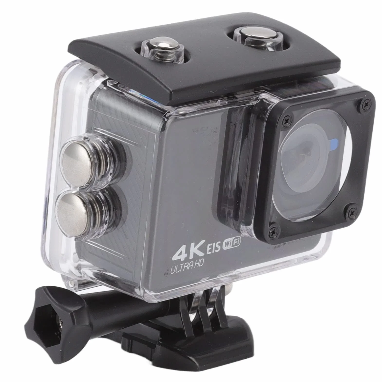 Kamera Sportowa 4K 24M HD, Podwodna Wodoodporna Kamera Sportowa 98FT / 30M Wbudowany Pilot WiFi i Interfejs HDMI, Kamera do Nurkowania ze Stałymi Akcesoriami EIS, do Jazdy na Rowerze, Pływania, Nurkow