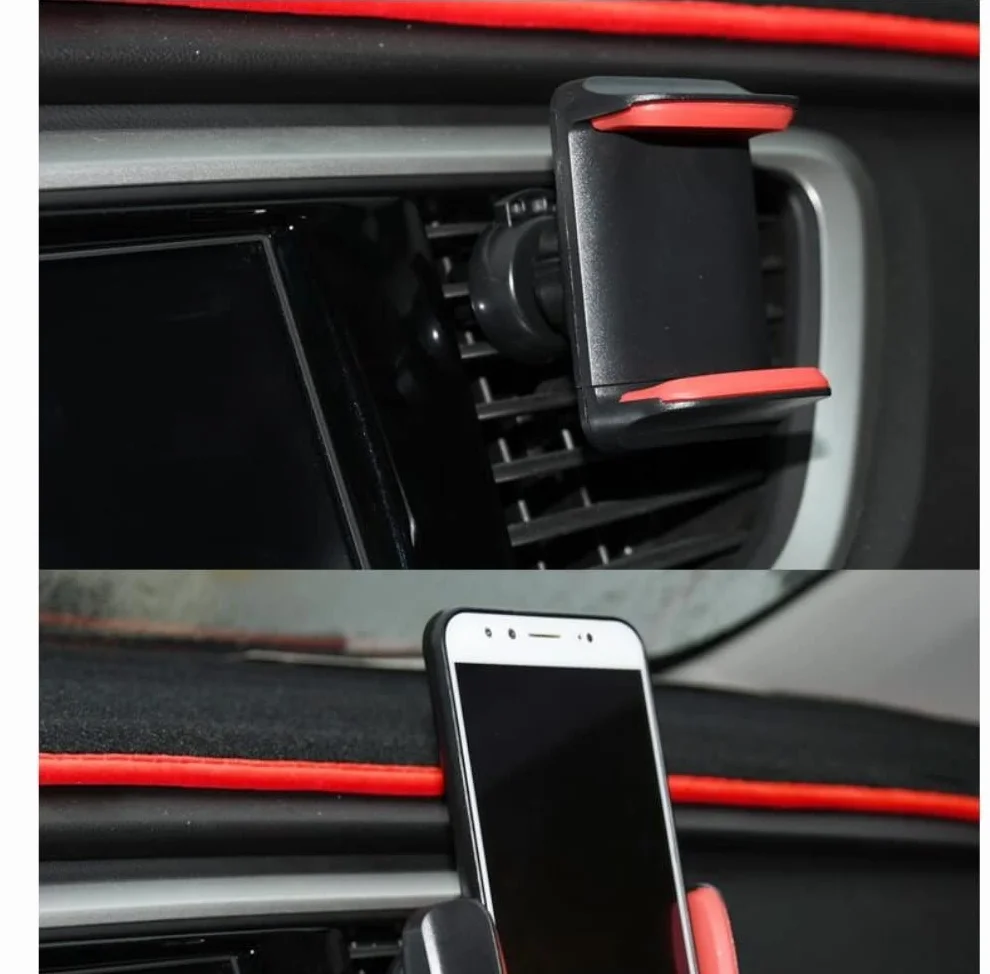 Smartfon Uchwyt Do Samochodu Uniwersalny uchwyt na telefon komórkowy uchwyt na parasolkę samochodową obrót o 360 stopni Auto osłona przeciwsłoneczna uchwyt na telefon Wspornik Nawigacyjny