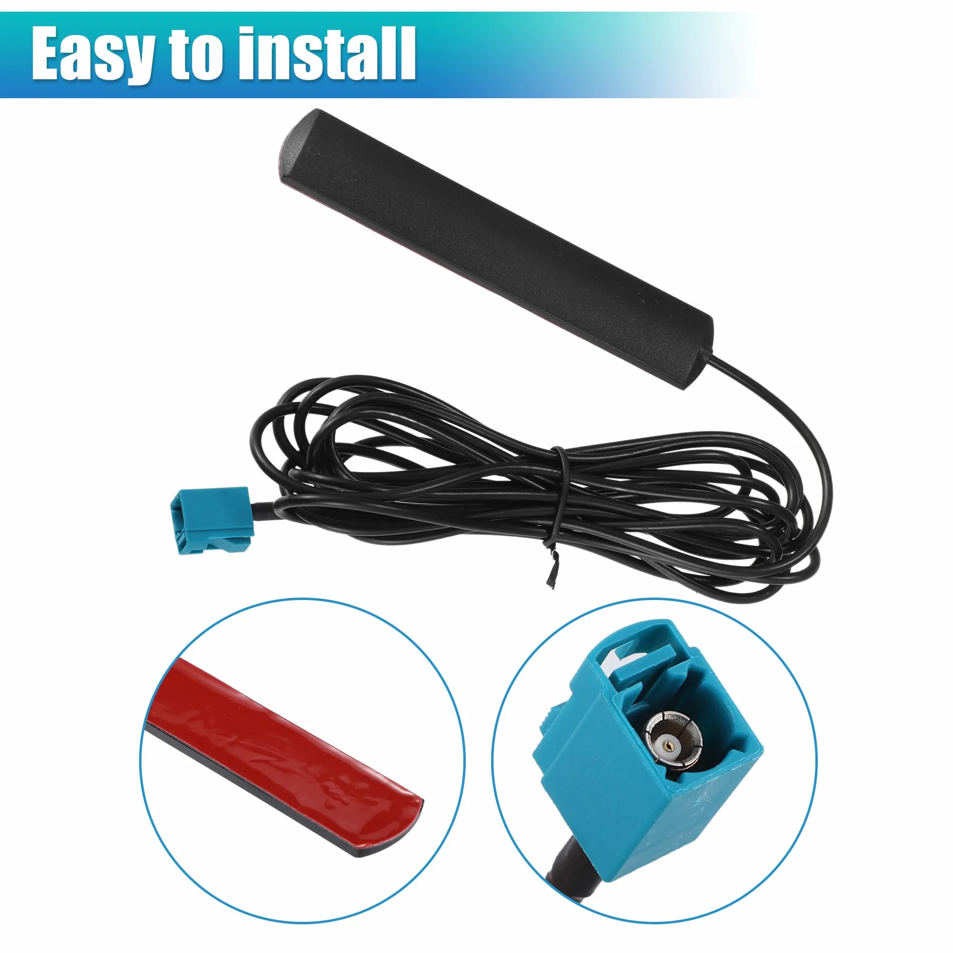 QUARKZMAN Dab FM antena stereo antena radiowa Adapter Fakra Z do radia samochodowego