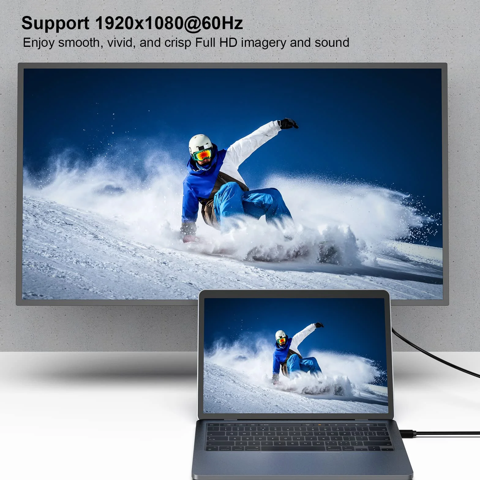 Kabel BENFEI 4K Mini DisplayPort na HDMI, Kabel Mini DP na HDMI o długości 6 stóp (kompatybilny z Thunderbolt) z MacBookiem Air/Pro, Surface Pro/dokiem, monitorem, projektorem