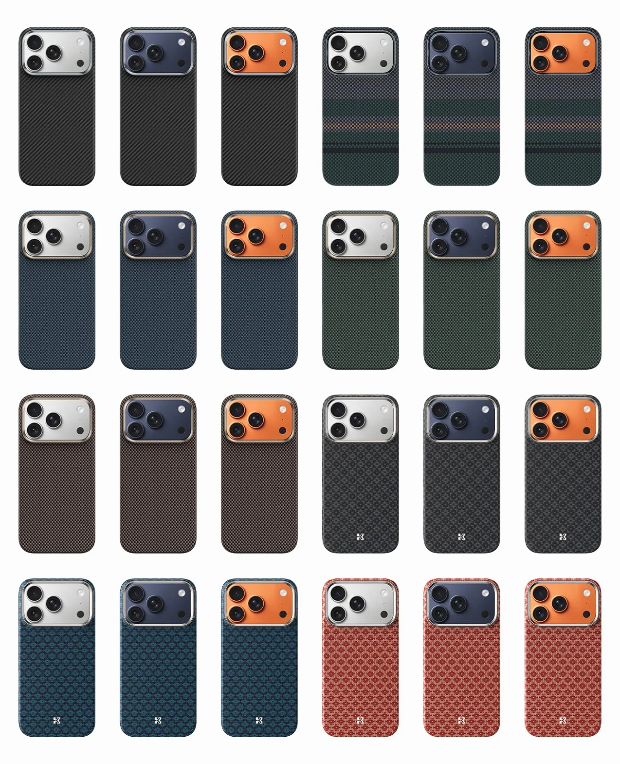 BENKS Ultra cienkie etui do iPhone 17 Pro, wykonane z włókien aramidowych Dupont Kevlar, etui na telefon komórkowy iPhone 17 Pro, odporne na uderzenia, odporne na zarysowania, smukłe etui na telefon