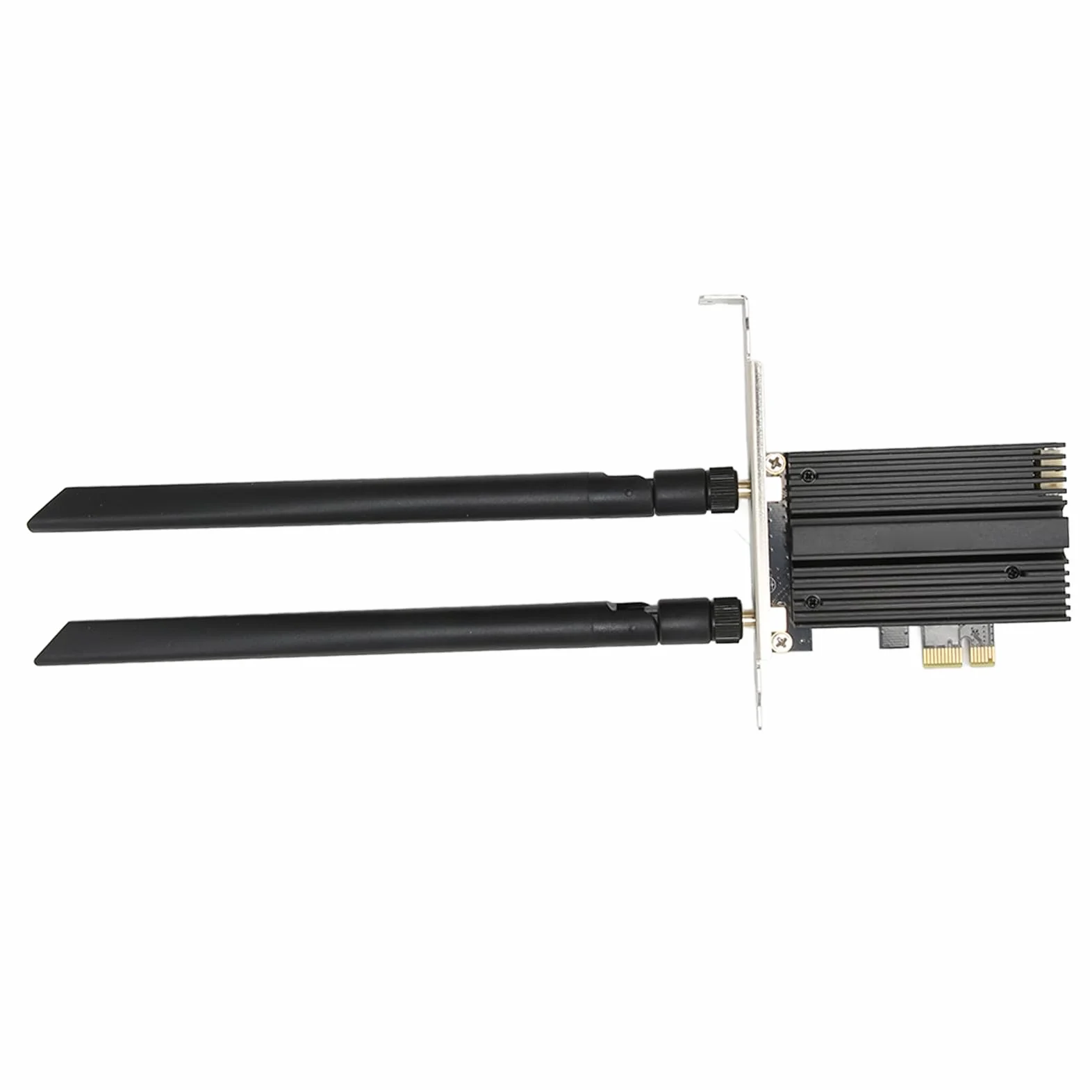 Karta PCIe WiFi Podwójna Antena Silna Ochrona Przed Zakłóceniami do Gier Stacjonarnych Kompatybilna z 10/11 64Bit