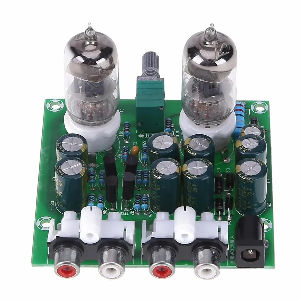 6J1 Hifi DIY elektroniczny przedwzmacniacz lampowy zestaw stereo, elektroniczny przedwzmacniacz, płyta przedwzmacniacza, moduł wzmacniacza z efektem wzmacniacza żółciowego, dla entuzjastów