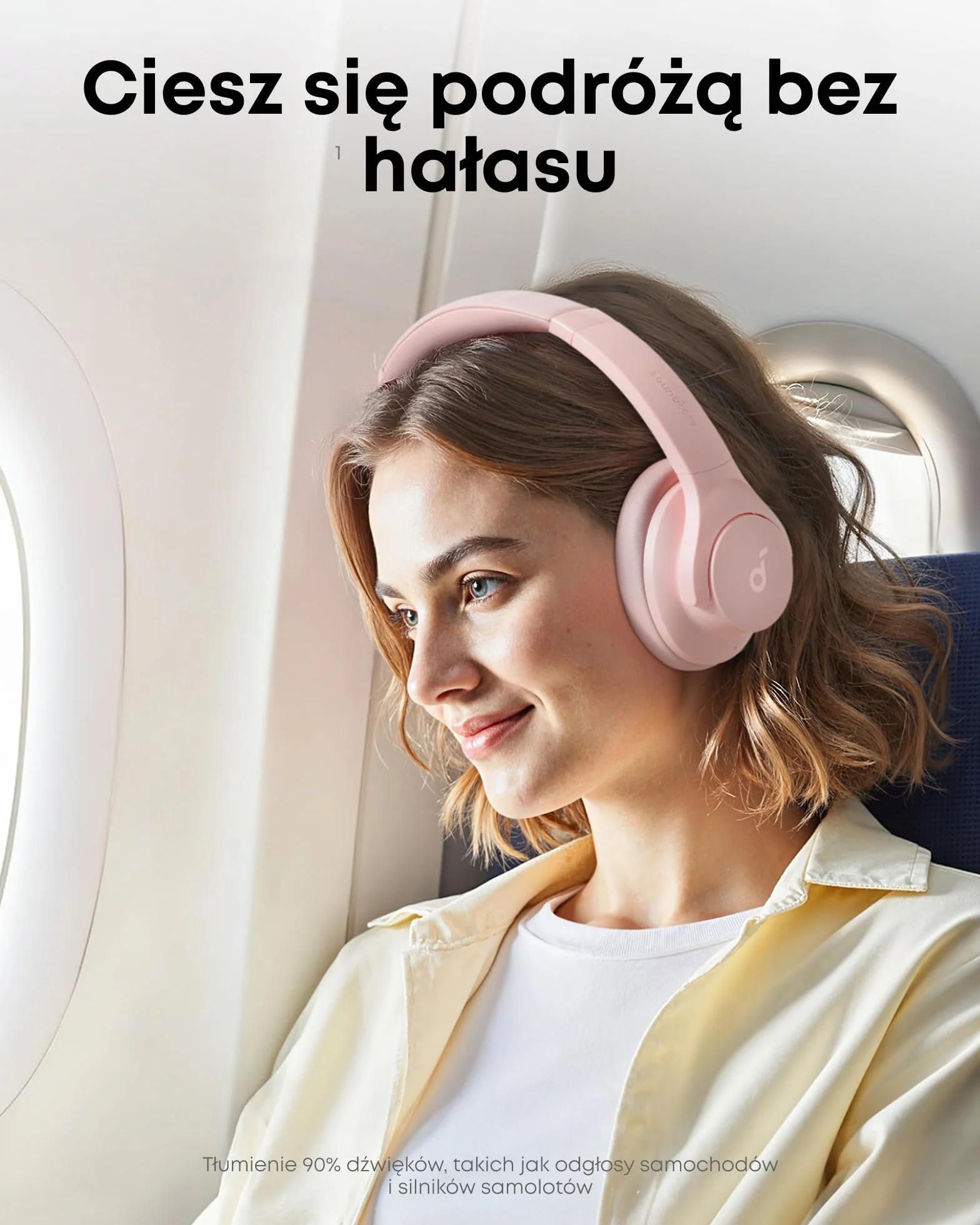 Słuchawki hybrydowe Soundcore by Anker Q20i(odnowiona) z aktywną redukcją szumów, bezprzewodowe nauszne Bluetooth, 40-godzinny czas odtwarzania ANC, dźwięk o wysokiej rozdzielczości, mocny bas