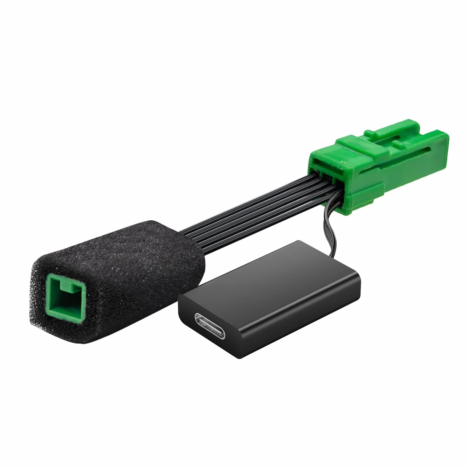Dashcam Power Adapter 3 Pin (Model A) Custom for Volvo XC40 XC60 XC90 S60 V60 C40 and More,Hide The Wires, GPS Radar Mirror Camera Dash Cam Adapter Cable, Connects to Rearview Mirror (Hidden)