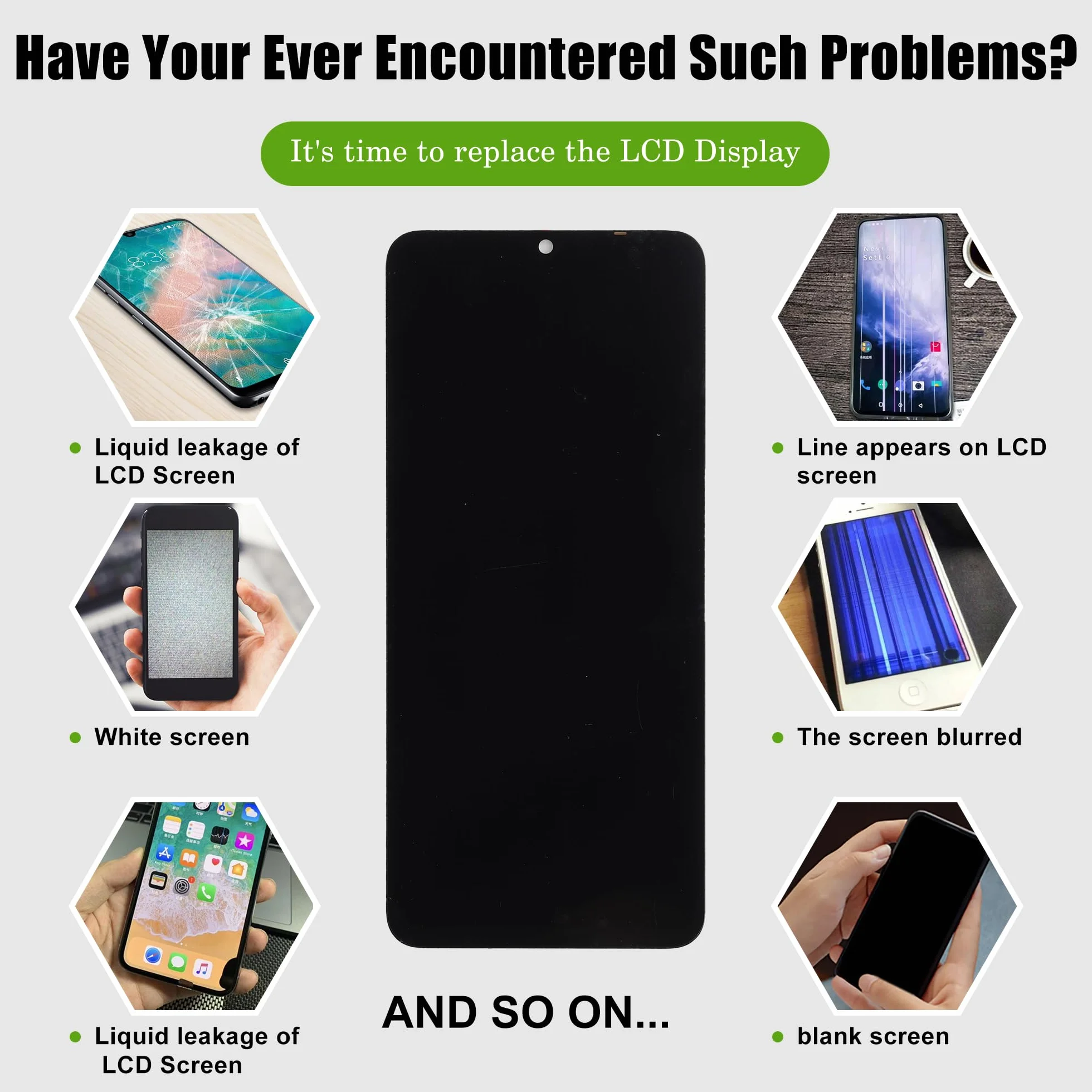 Zamiennik wyświetlacza cyfrowego LCD, kompatybilny z Xiaomi Poco C75 / Redmi 14C (czarny z ramką), wyświetlacz LCD, ekran dotykowy, montaż z narzędziem do naprawy 6,88"