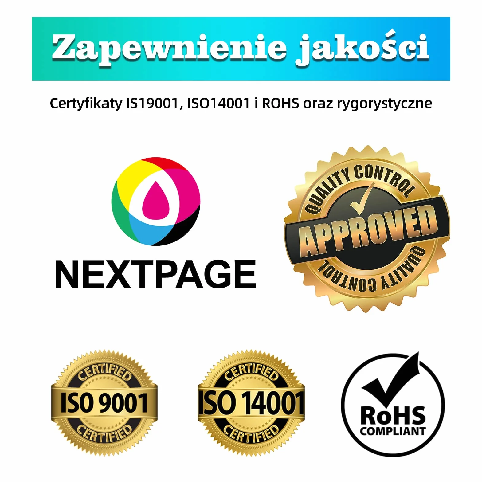 Nextpage Zestaw do czyszczenia głowicy drukującej, 100 ml x 2, do wszystkich drukarek atramentowych Epson, HP, Canon, Brother, Lexmark, Kodak i Samsung
