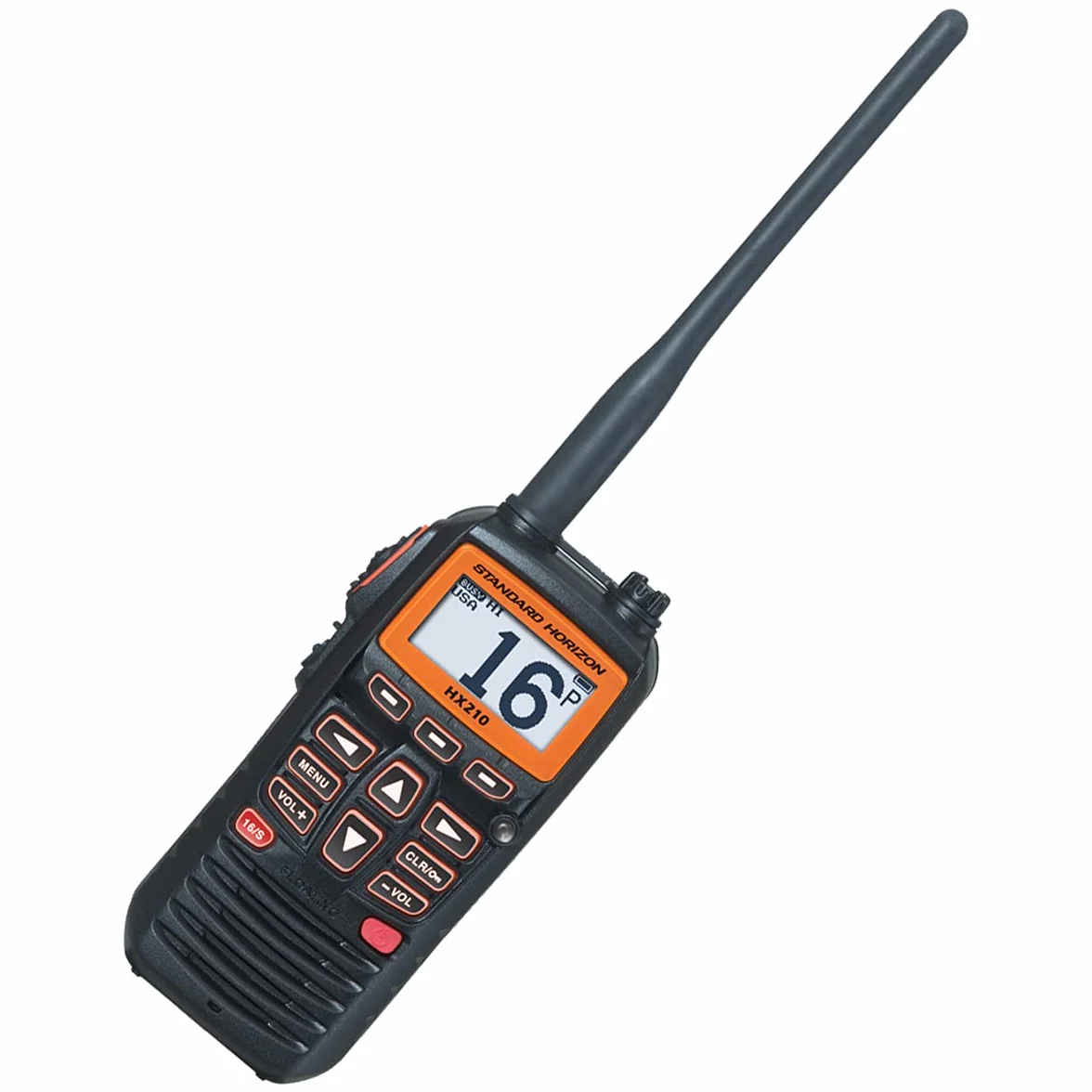 Standard Horizon HX210 Ręczne radio VHF, czarne