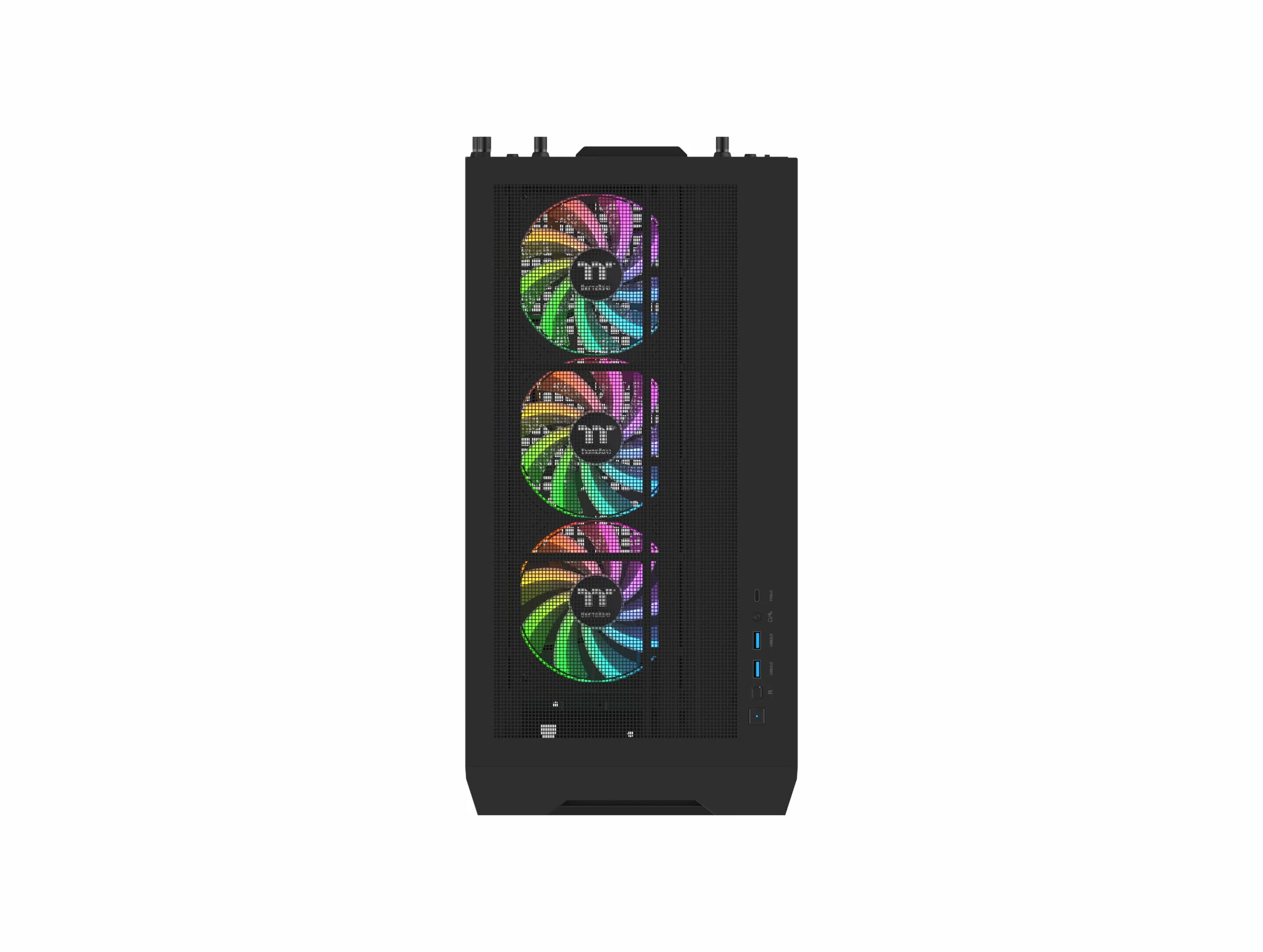 Thermaltake S380 TG ARGB | Mid Tower Chassis | kompatybilny z Hidden Connector | panel ze szkła hartowanego | 360 mm Single Frame ARGB system wentylatora i 1 fabrycznie zainstalowany wentylator ARGB