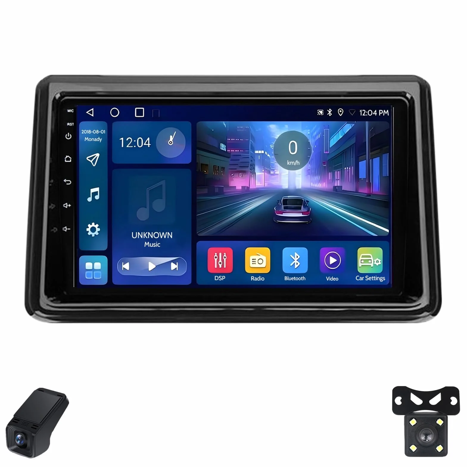 Android CarPlay Car Stereo dla Toyoty Noah Voxy R80 2014-2021 9-calowy ekran dotykowy Radio samochodowe 1280 × 720 Radio samochodowe/SWC/Bluetooth 5.0/FM AM RDS DSP/Wi-Fi/4GLTE/GPS/ADAS DVR