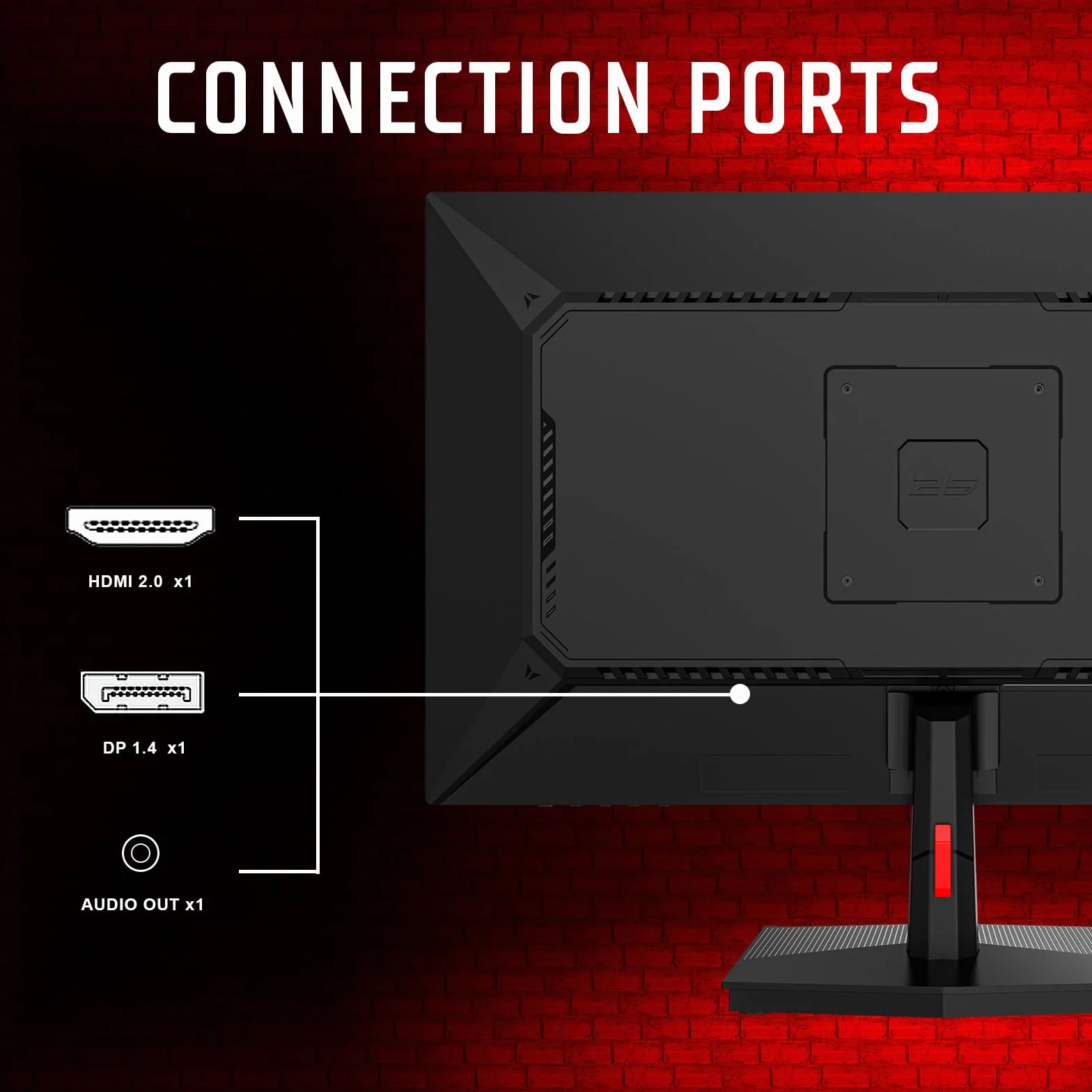 Itek Monitor GGF - 24,5" płaski, 1920x1080 FHD, panel IPS 180Hz, odpowiedź 1ms, połączenia HDMI i DP, HDR, adaptacyjna synchronizacja