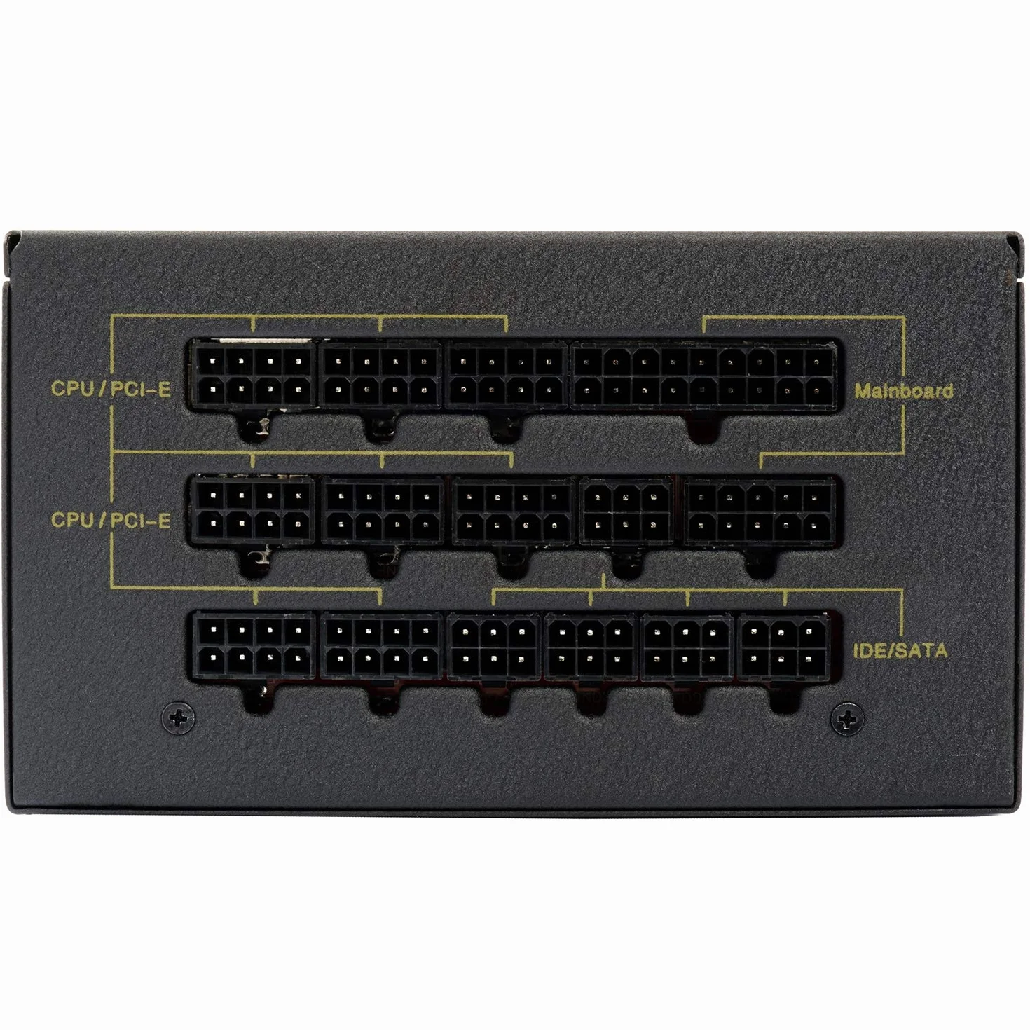 iTek do PC GF650 EVO – 650 W, HDB Hydraulic Dynamic Bearing 12 mm, aktywna ochrona PFC, certyfikat wydajności 80 Plus Gold, półmodułowa Free Plug, kondensatory Giapp, ITPSEGF650
