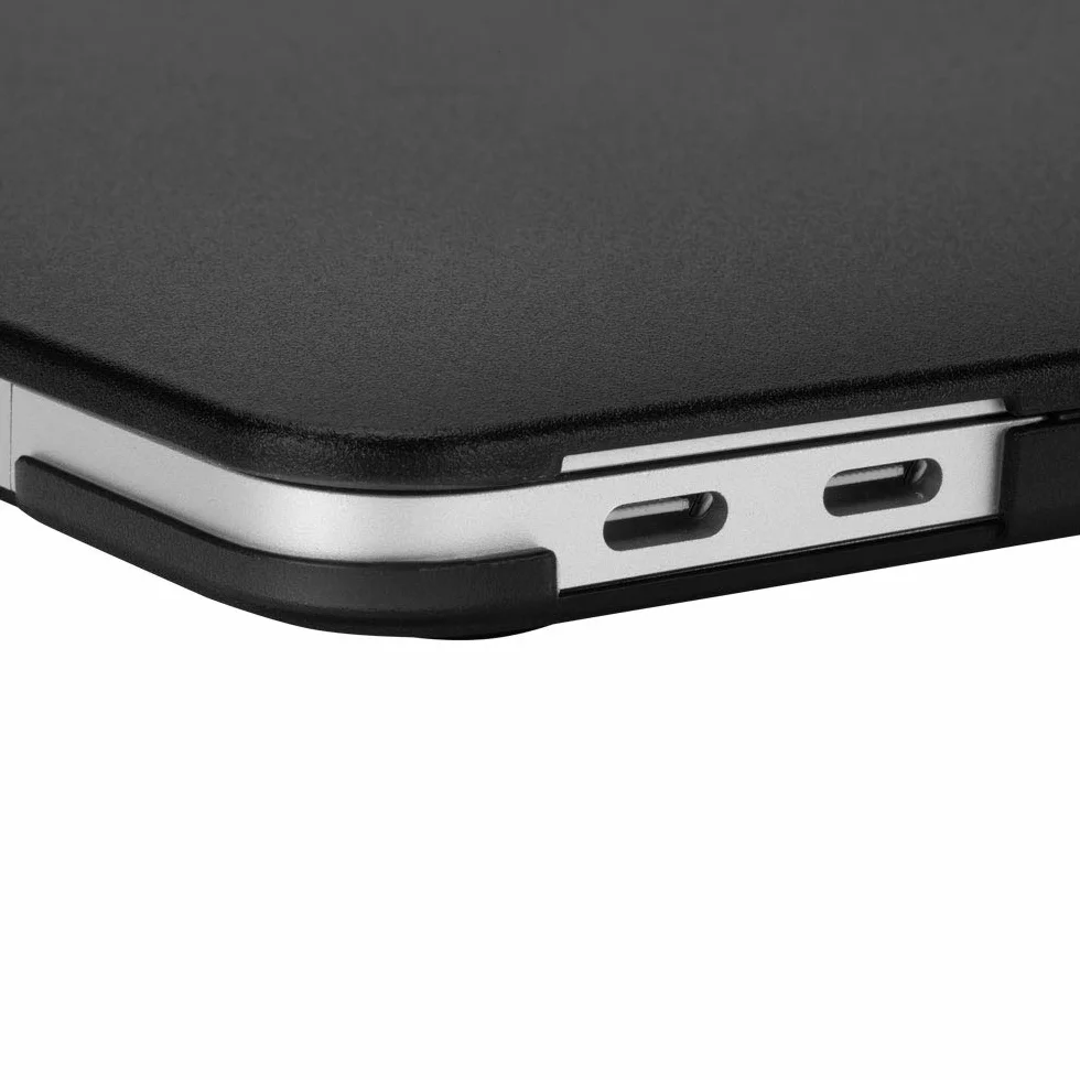 Incase Hardshell twarde etui do Apple MacBook Air 13,3" (2020 / M1-Late 2020) - przezroczyste (czarne) [design 3D Dot I otwory na otwory wentylacyjne I lekkie i cienkie] - INMB200615-BLK