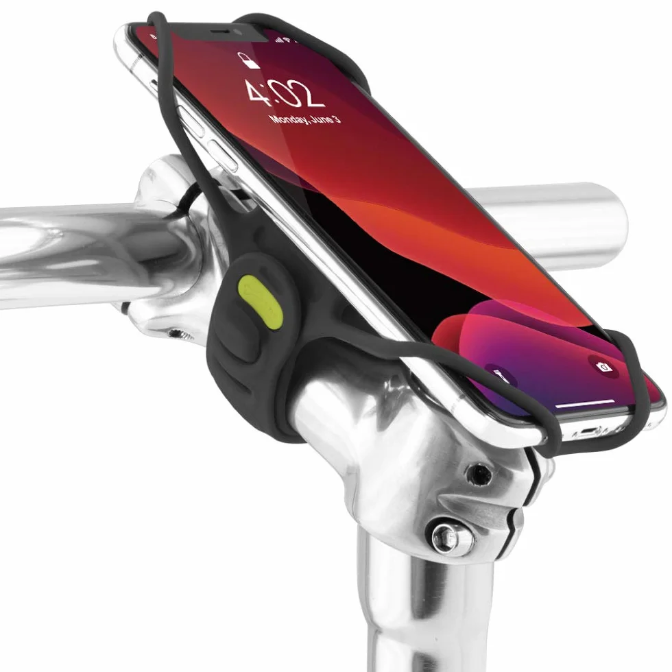 Bone Uchwyt na telefon komórkowy do mocowania mostka, amortyzator, uchwyt na telefon komórkowy, rower wyścigowy i turystyczny, rowerowy uchwyt na telefon komórkowy do smartfonów 5,8-7,2 cala iPhone