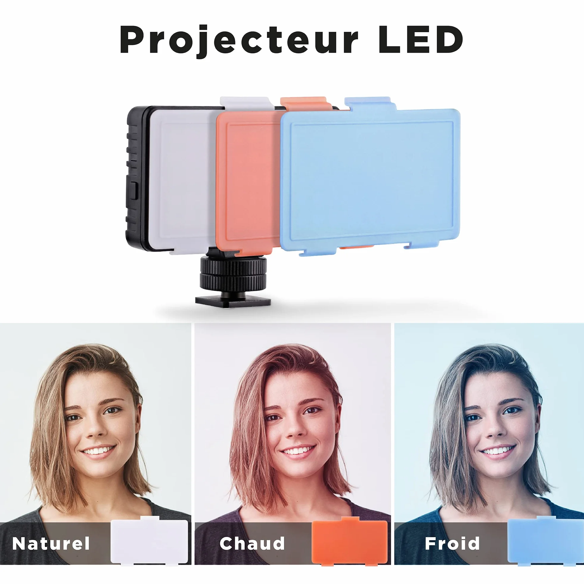 T'nB TnB PKVLOGGER Vlogger zestaw akcesoriów statyw, uchwyt na smartfon, mikrofon, lampa błyskowa LED i pilot zdalnego sterowania Bluetooth
