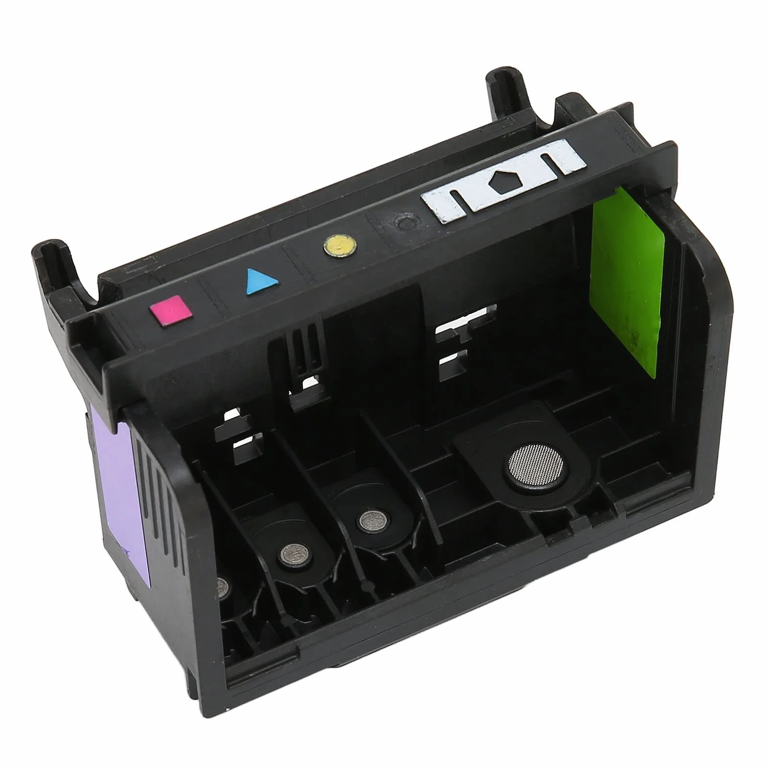 Głowica Drukująca z 4 Gniazdami do OfficeJet Pro 6000 7000 6500 6500A 7500 7500A Wymiana Głowicy Drukującej Przezroczysta Głowica Drukująca ABS, Drukarki i Akcesoria Drukarka,