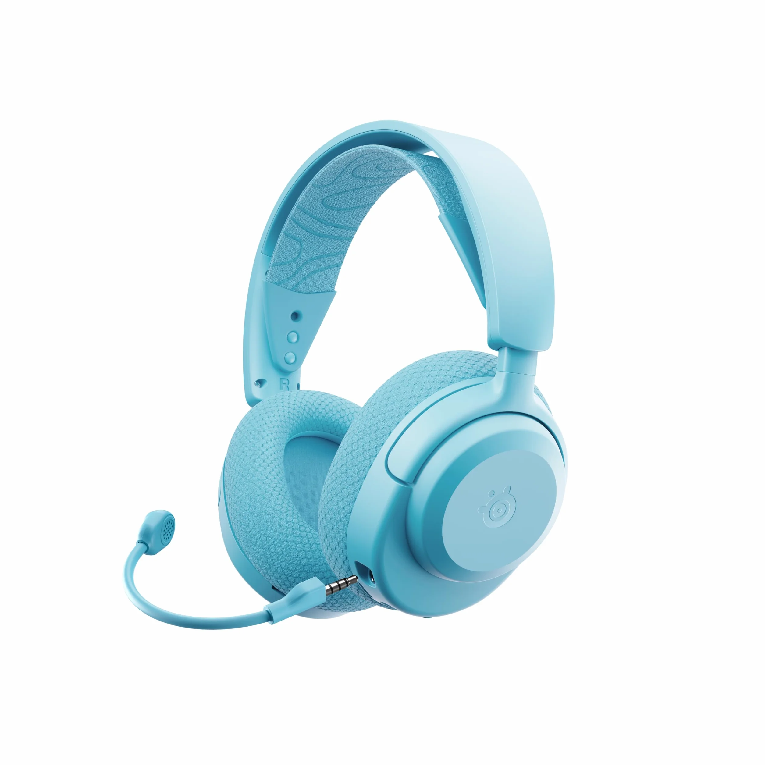 SteelSeries Arctis Nova 3P Wireless zestaw słuch. - kontrola aplikacji mobilnej - 40h baterii - Neodymowe przet. magn.- 2,4 GHz/Bluetooth - Odpinany mikrofon - PS5, PS4, PC, Switch - Aqua