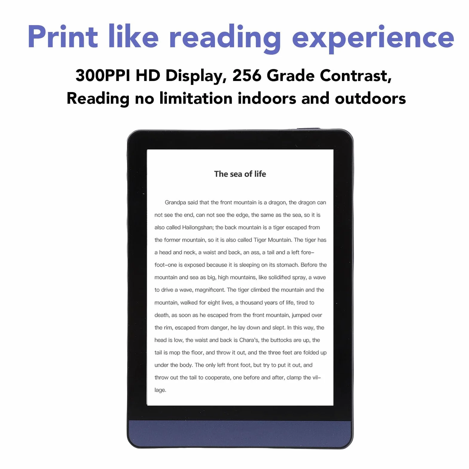 6 -calowy Czytnik Ebooków, 1448x1072 HD Touch Screen Portable Elektroniczny Czytnik Książek na Androida 11, 3GB RAM+32GB ROM, WiFi Bluetooth Glarefree E Readers dla Dzieci