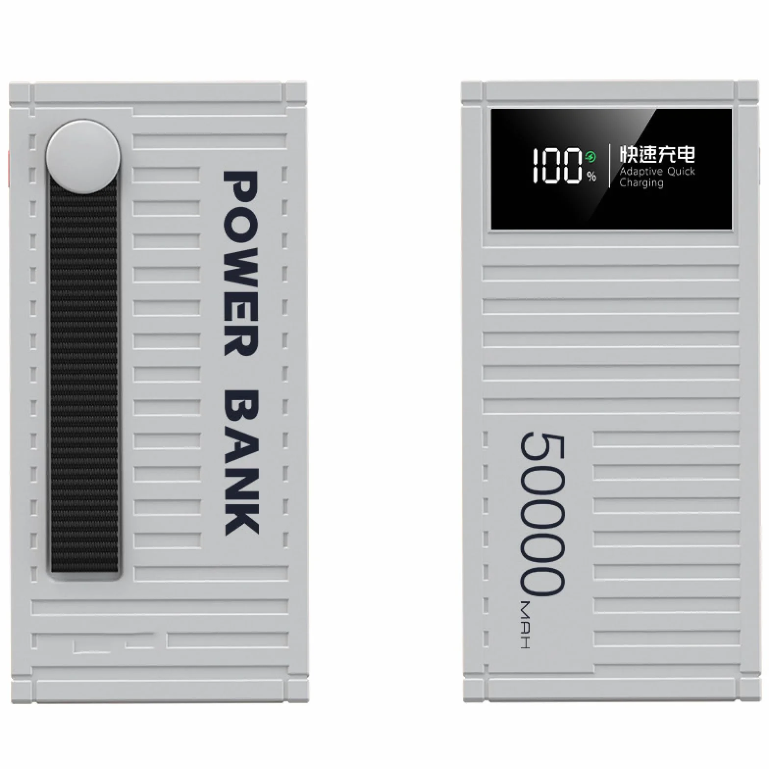 Powerbank Powerbank/66 W super szybkie ładowanie 100000 mAh cyfrowy wyświetlacz pojemnik powerbank 1w20.000 zewnętrzny zasilacz mobilny o dużej pojemności (20000 mAh/biały)