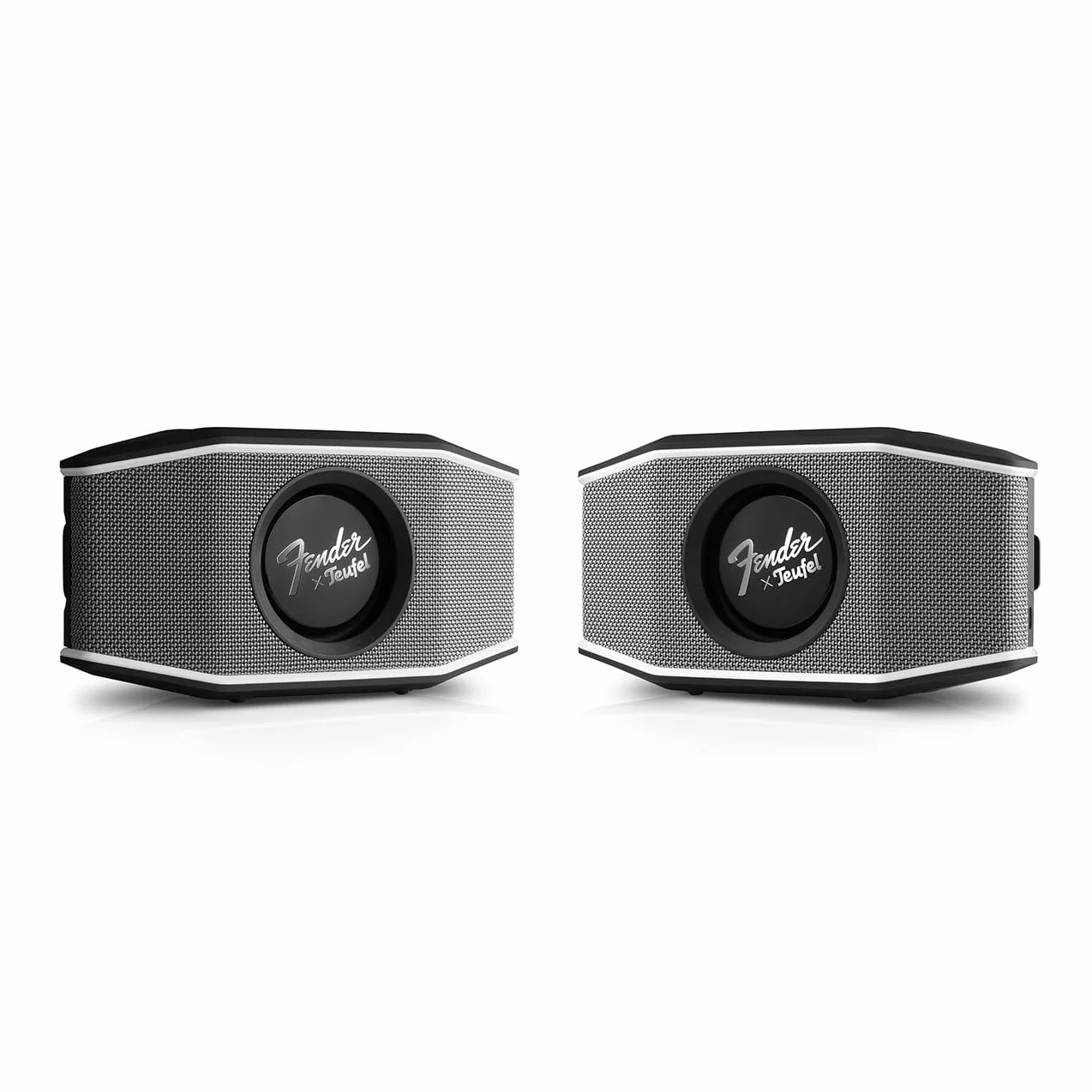 Teufel Fender x ROCKSTER GO 2 zestaw stereo Bluetooth Speaker – przenośny głośnik, 28 h baterii, wodoszczelność IP67, bezprzewodowe przesyłanie muzyki, outdoor, czarny