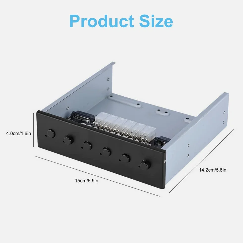 Przełącznik sterowania zasilaniem HDD, Richer-R 2,5-calowy dysk twardy SATA Drive Switcher 6 samoblokujących przełączników Sterowanie IDE 2xSATA 15-pinowy przełącznik do komputera stacjonarnego