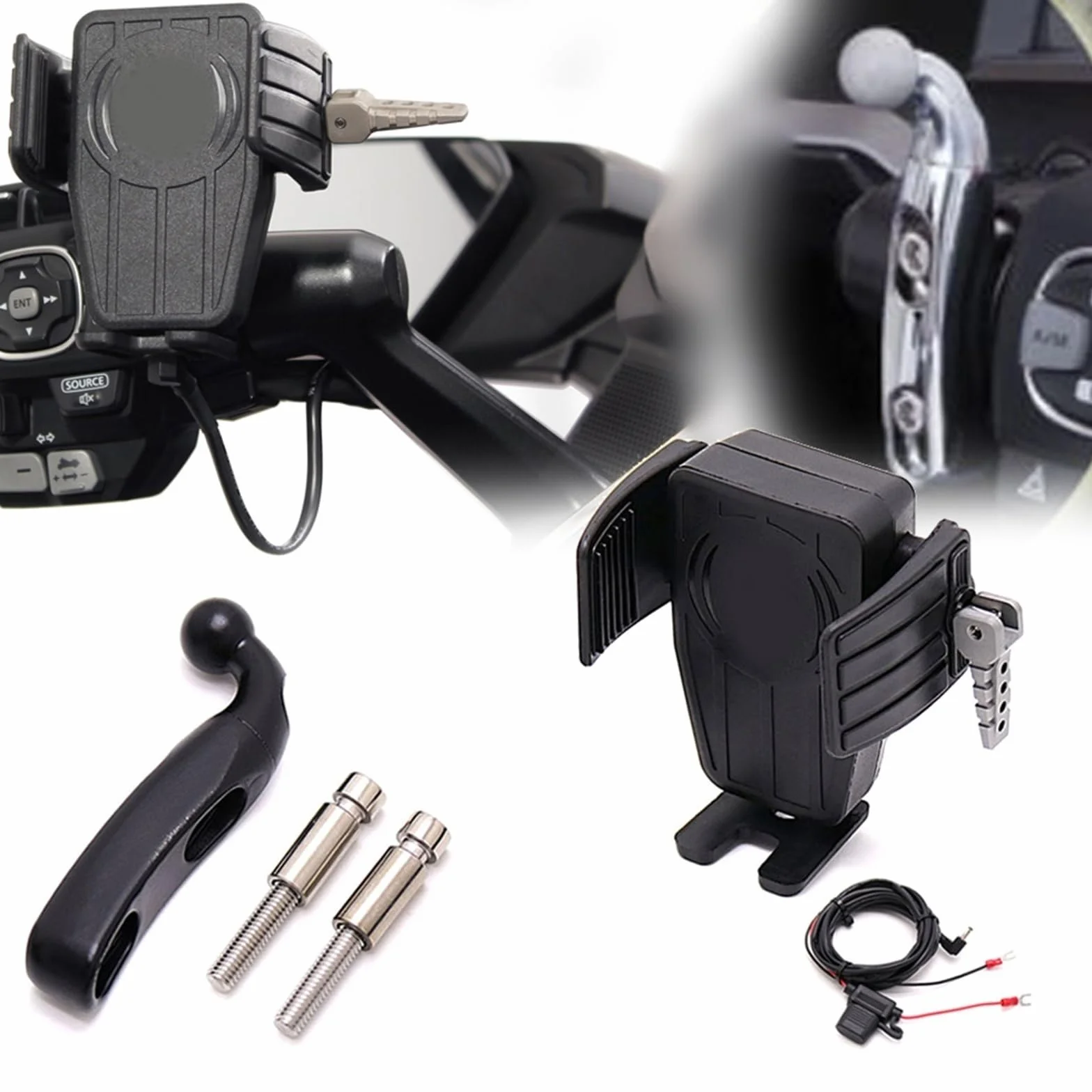 Szybki bezprzewodowy motocykl GPS telefon samochodowy Solder dla Harley-Davidson XL 1200V Seventy-Two 2012-2016 2013 2014 2015 nawigacja (kolor: A+C)