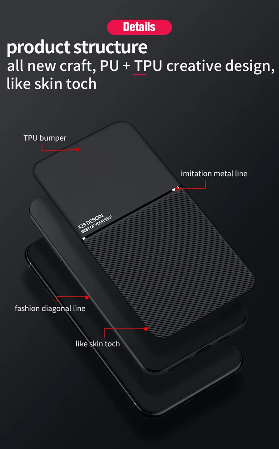 Etui Samsung Galaxy M51 Skóra PU antypoślizgowe odporne na uderzenia Czarne