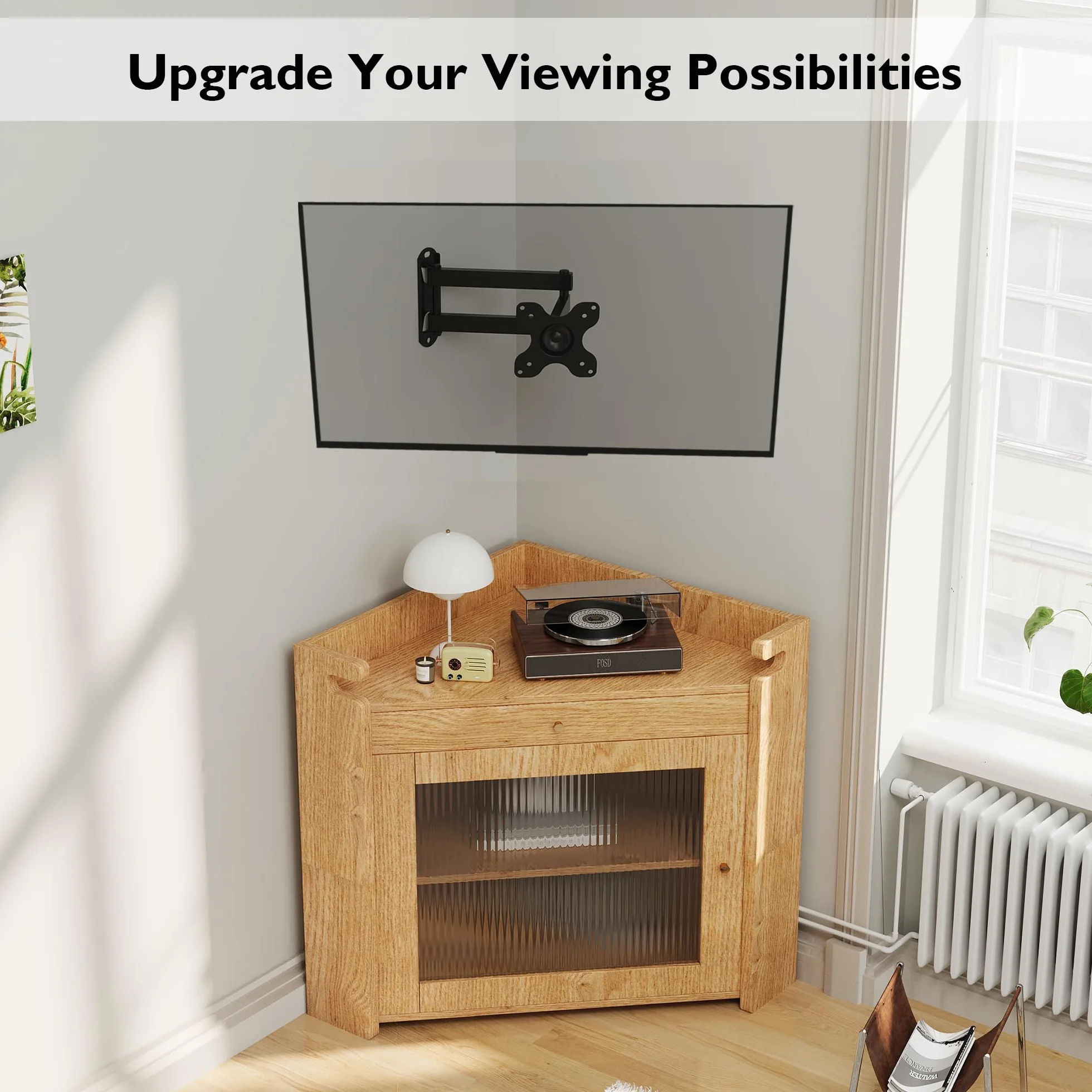 BONTEC Przegubowy Uchwyt Ścienny Full Motion do TV LED LCD 13"-30", VESA 75x75mm/100x100mm, 15kg