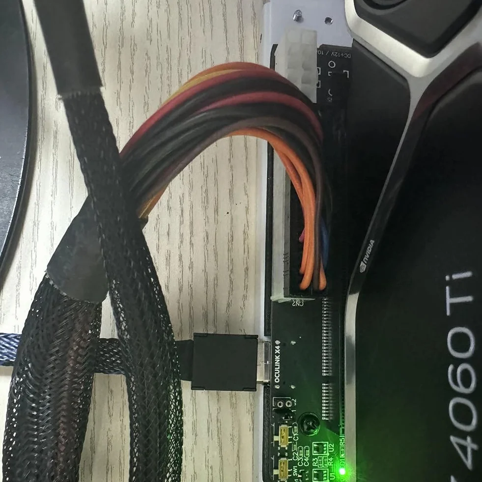 SFF 8611 Oculink M.2 zewnętrzna karta graficzna GPU uchwyt dokujący PCIe 4.0 X4 notebook GDP NUC karta adaptera