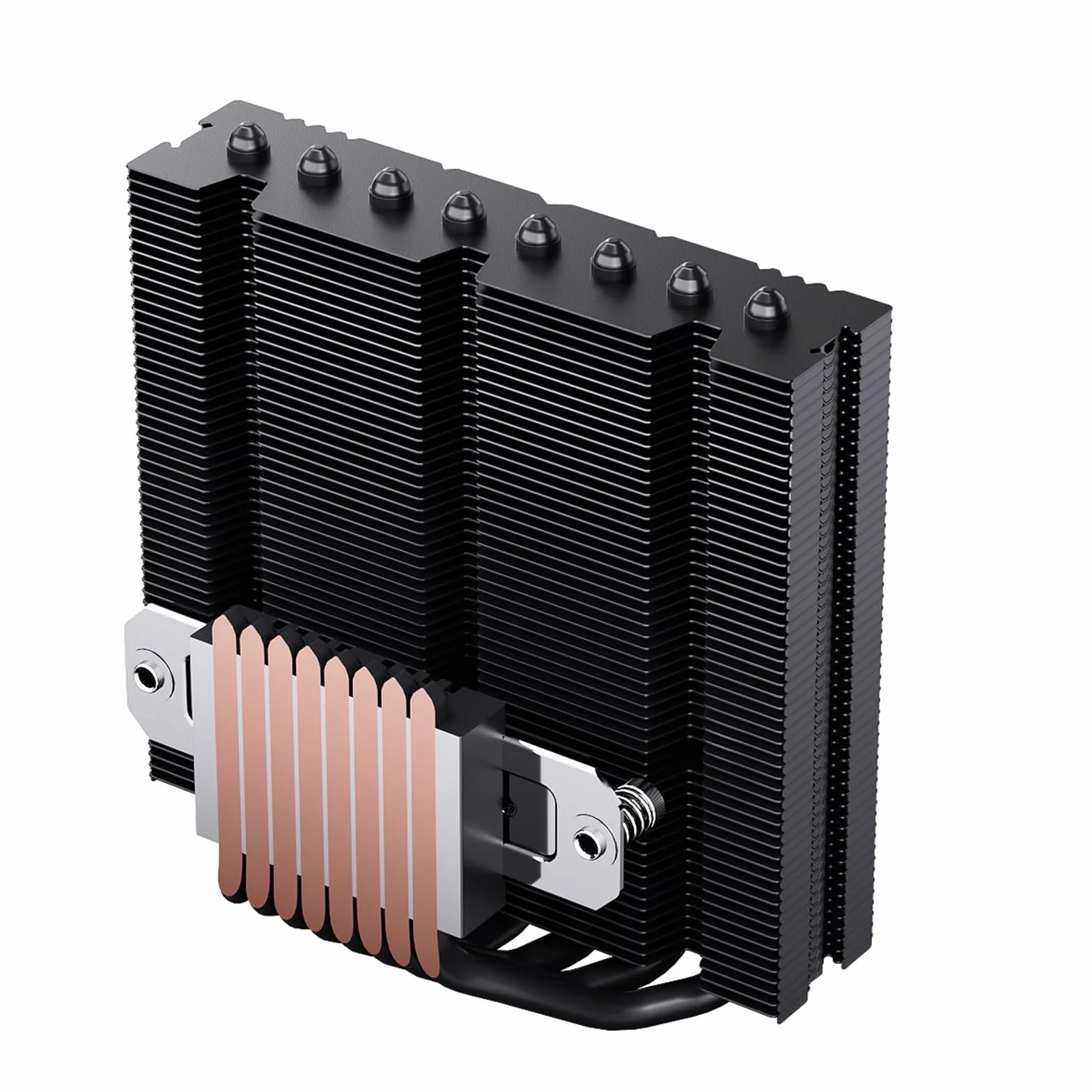 Niskoprofilowy grzejnik procesora UT-75, 8 rurek cieplnych, wentylator 4-pinowy do procesora LGA 1700 1200 2011 2066 AM4 AM5 (8 Heat PiPES WH_NO RGB)