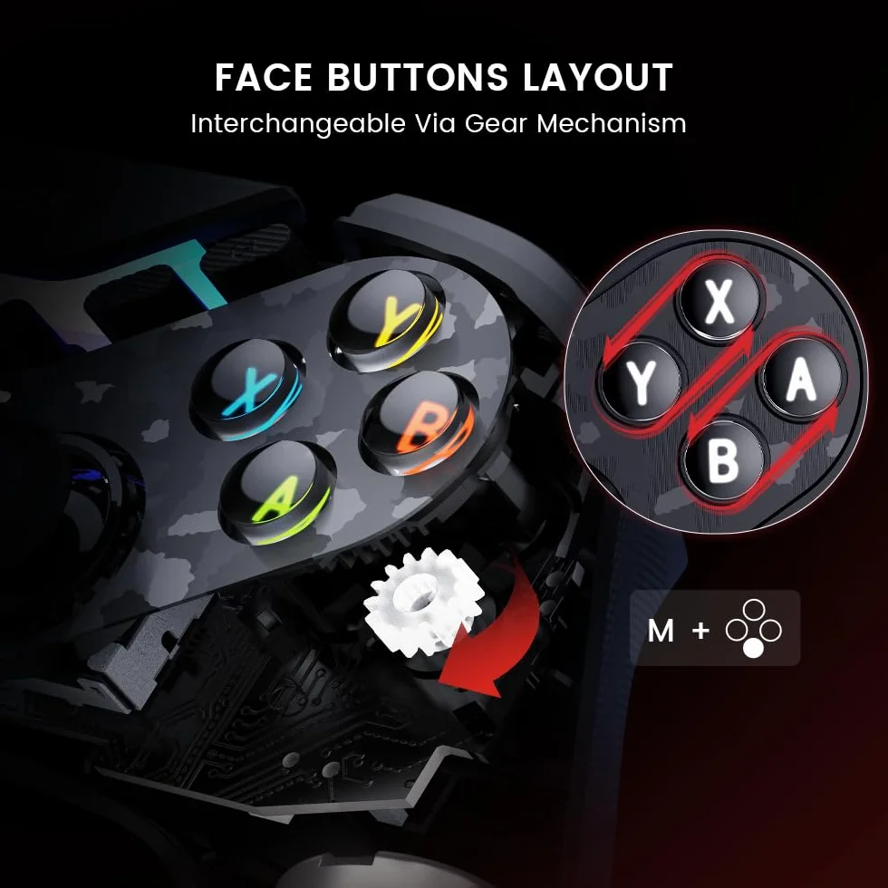 GameSir Tarantula Pro Wireless Multi-Platform Controller & Quick Charging Dock Bundle do Switch/Switch 2 (6-osiowy żyroskop i NFC), PC, Android i iOS – Anti-Drift TMR Sticks