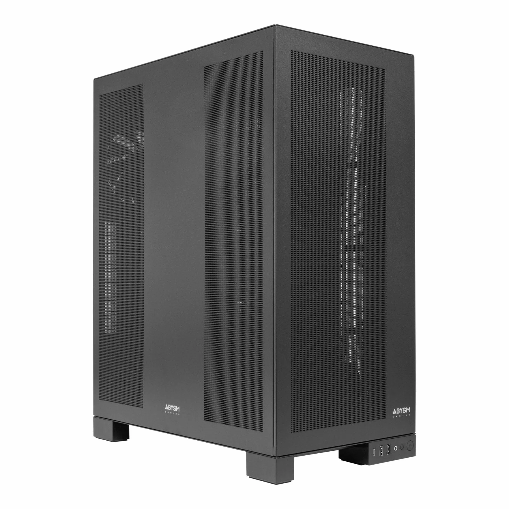 ABYSM Gaming E-ATX AI Pro 100 Workstation Box z wysokością dla radiatora 180 mm i kart graficznych do 420 mm