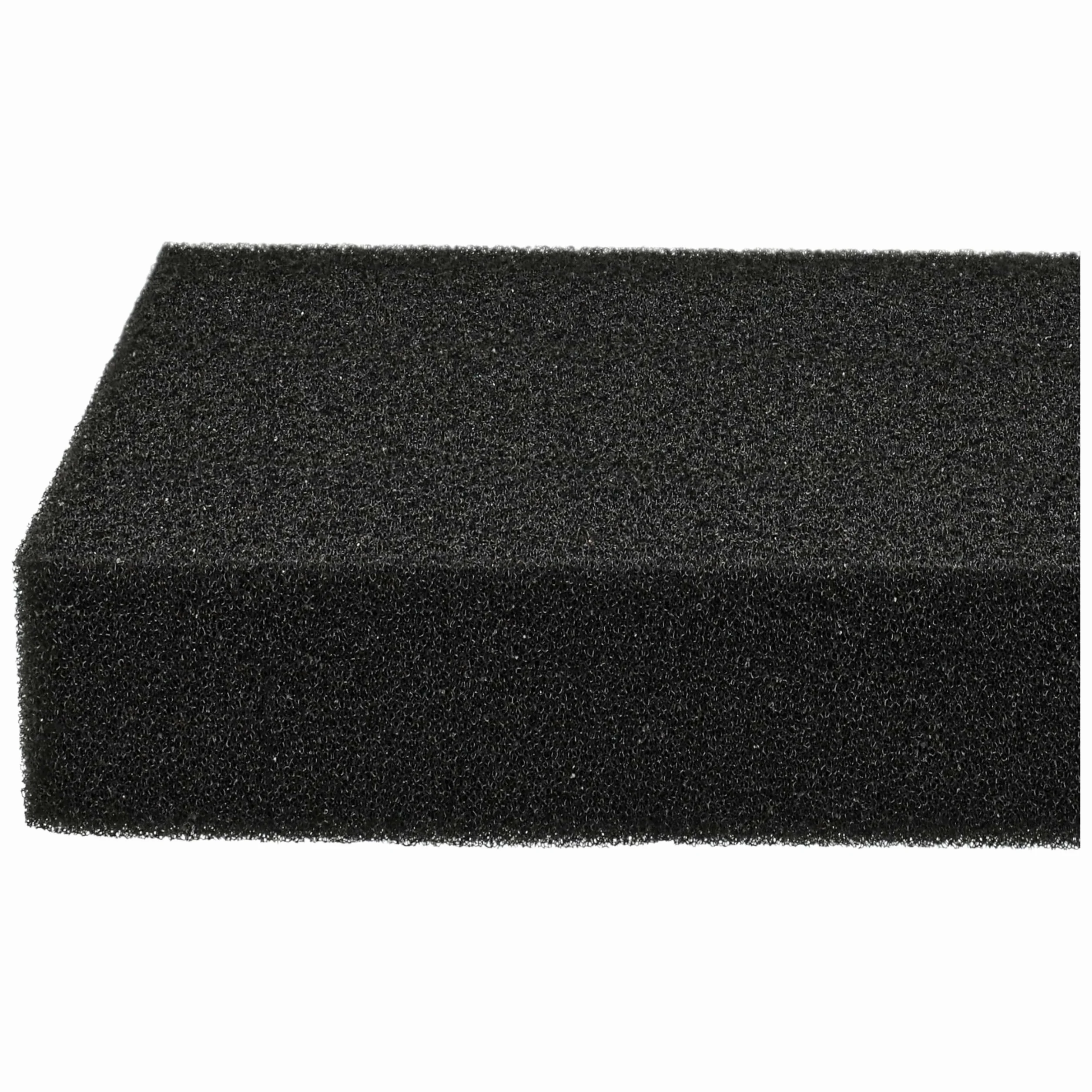 vhbw Piankowy filtr powietrza do kosiarki 13,0x10,8x2,5 cm czarny