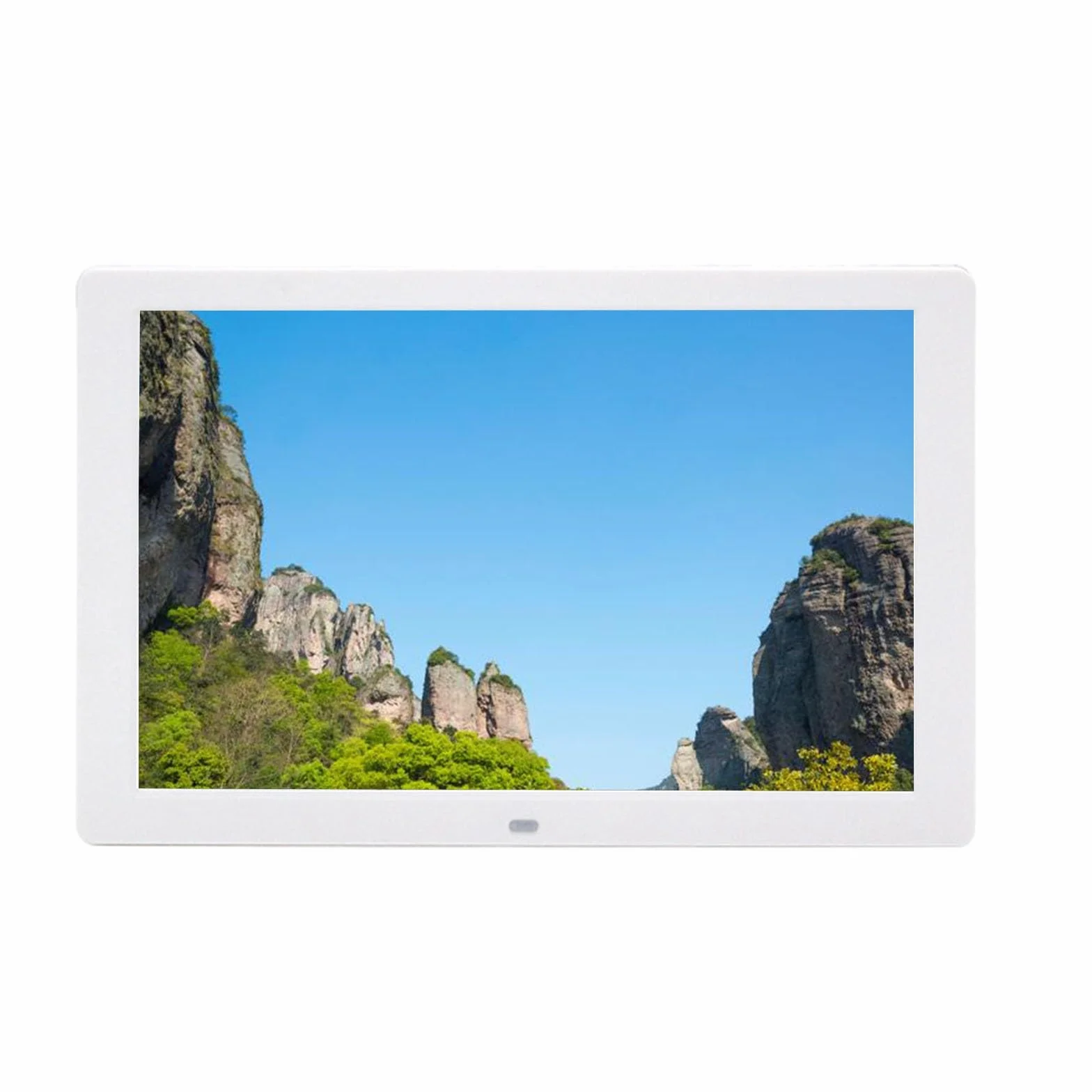 Ekran IPS 10,1 cala HD, 178°, pełny kąt widzenia, cyfrowa ramka na zdjęcia, wyświetlacz komercyjny, maszyna do reklamy w windzie (biały)