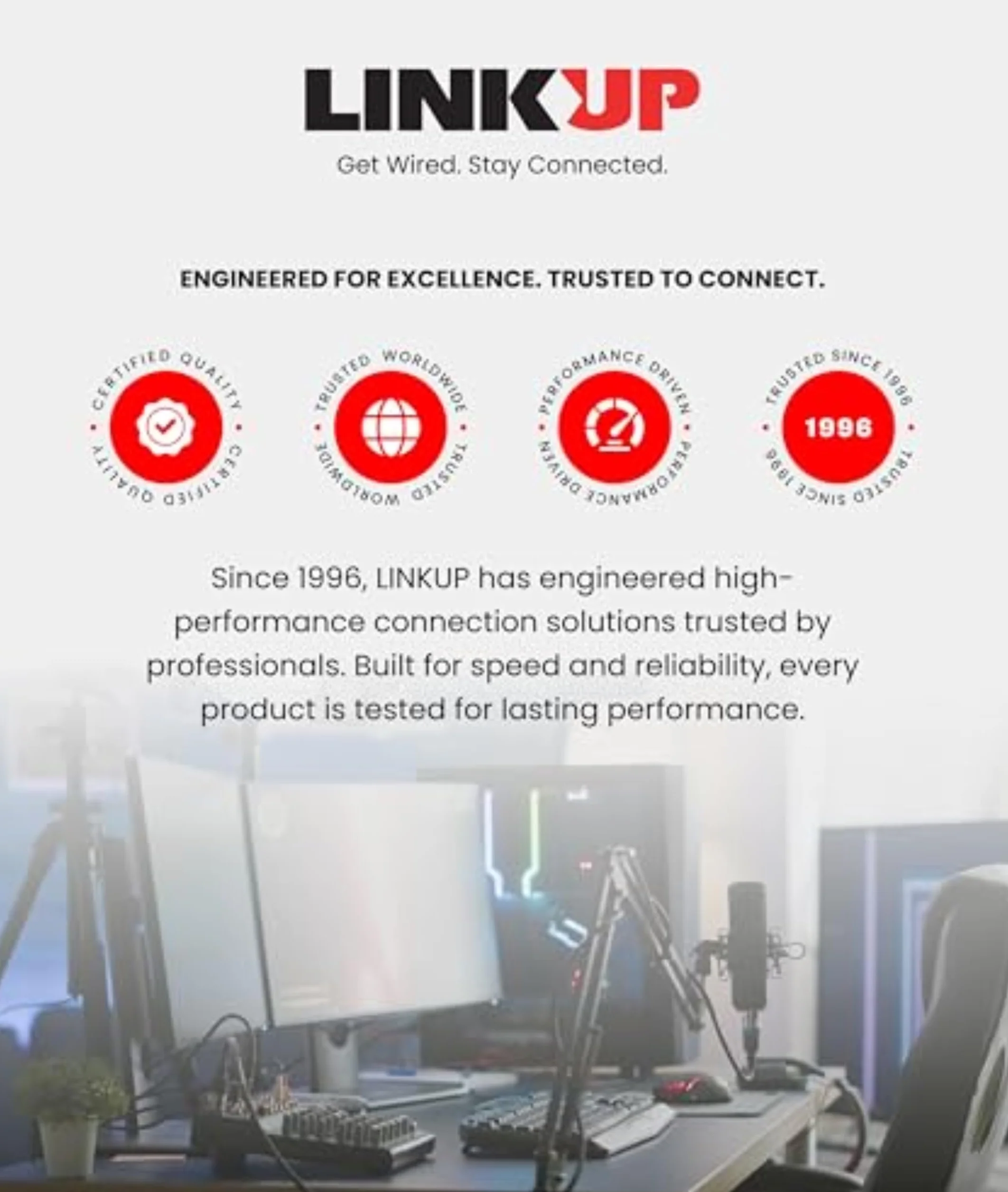 LINKUP - Kabel Riser AVA5 Armour PCIE 5.0 [70 cm (długość całkowita 74 cm)] RTX5090 RX9070 GPU Gotowy | x16 128GB/s Prędkość | Kompatybilny z PCIe 4.0 i WRX80/WRX90E | Prosty kąt, czarny