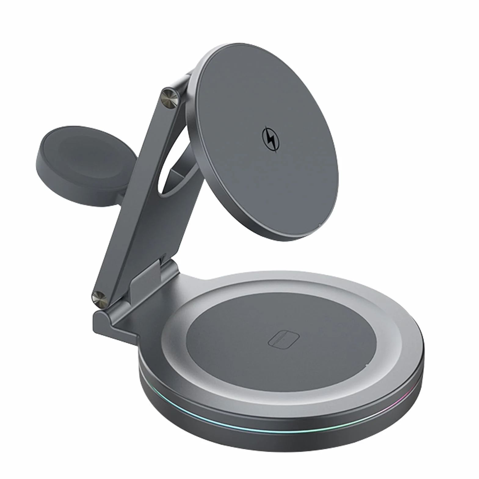 Stacja ładowania telefonu, stacja ładowania telefonu Magnetyczny uchwyt na | Stacja ładująca Obrotowa konstrukcja o 360° Magnetyczny uchwyt