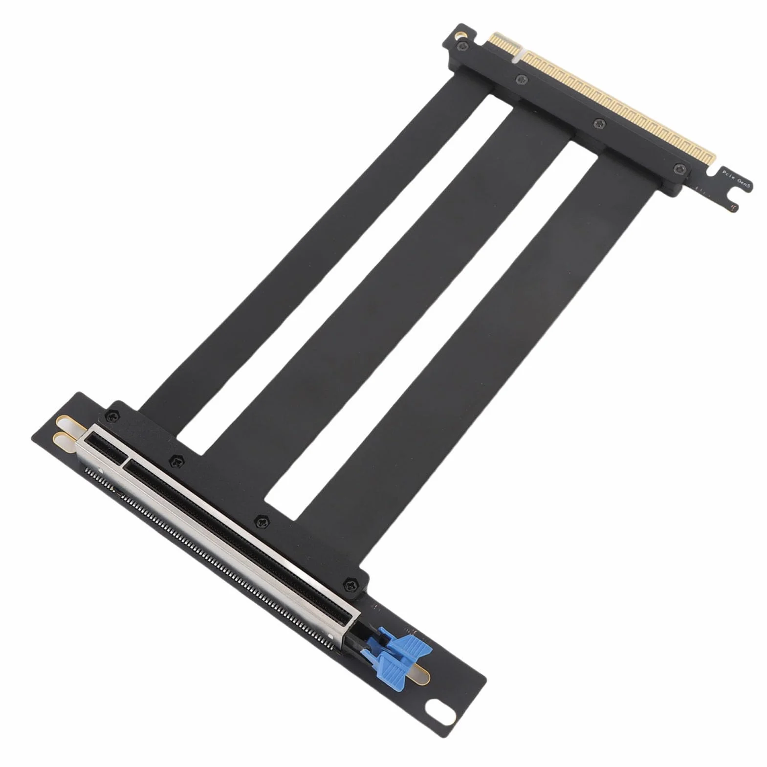 GOWENIC Kabel Kątowy Prosty PCIE 5.0 X16, Długi Okres Użytkowania PCIE 5.0 X16 Kabel Windy dla Kompilacji ITX (30cm)