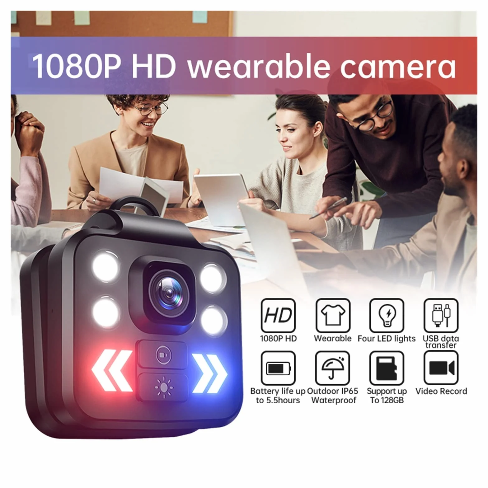 Kamera sportowa ze stabilizacją obrazu, Rowerowa kamera sportowa rower górski kask motocyklowy Action Mini kamera kamera DV Full 1080p HD samochodowy rejestrator wideo Wysoka liczba klatek na sekundę