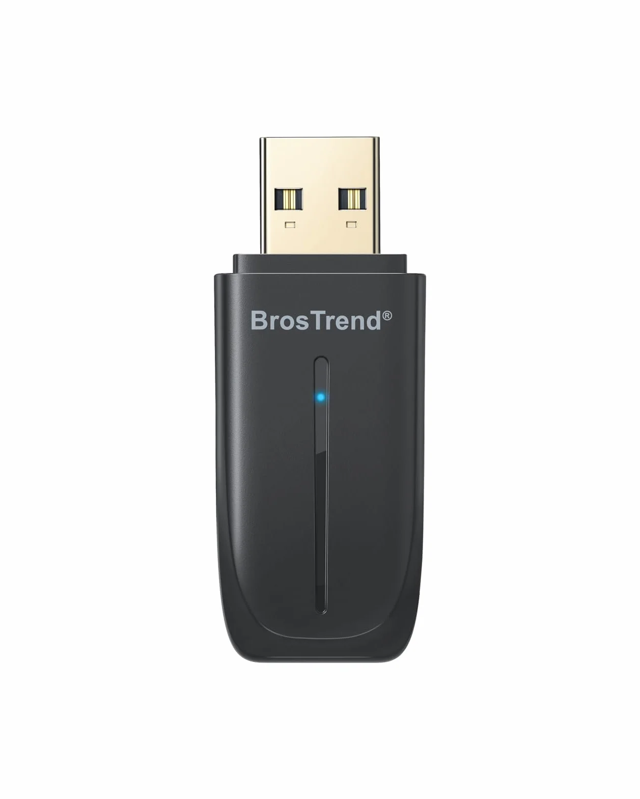 BrosTrend Adapter Bluetooth Wi-Fi AX900 do komputerów stacjonarnych i laptopów, 2 w 1, klucz sprzętowy Bluetooth 5.4, dwuzakresowy 5 GHz 600 Mb/s + 2,4 GHz 286 Mb/s, obsługuje systemy Windows 10/11