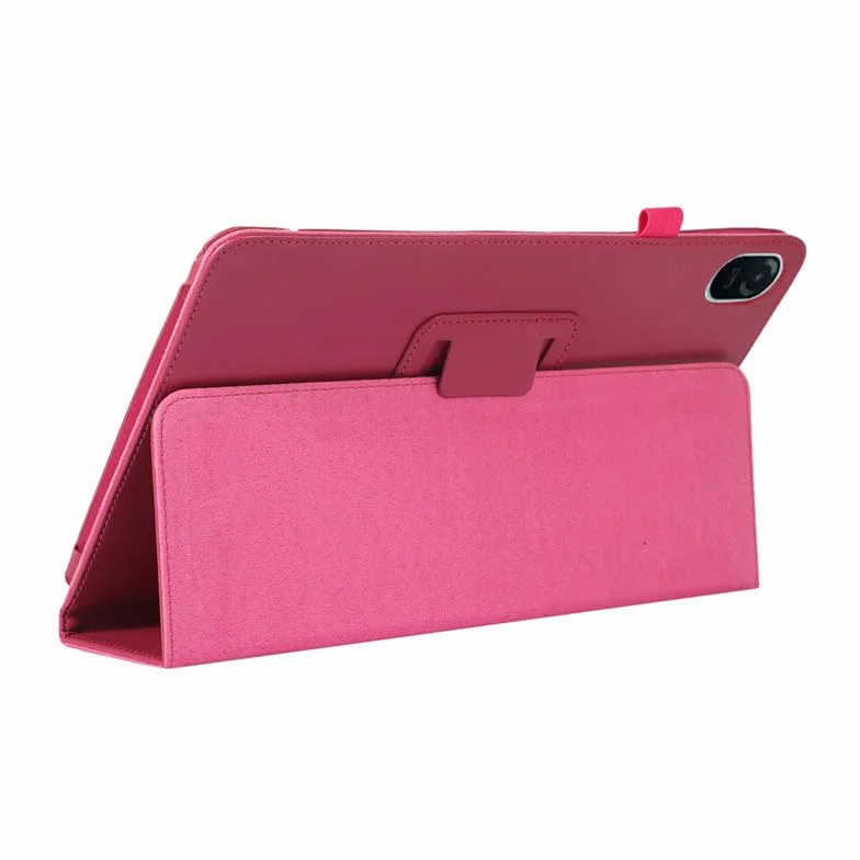 Nadaje się do Huawei Honor Pad 8 30.5 cm Etui na tablet HEY-W09 Lychee Wzór Wspornik Dwukrotnie Skórzany Pokrowiec Ochronny (Kolor: Różowy)