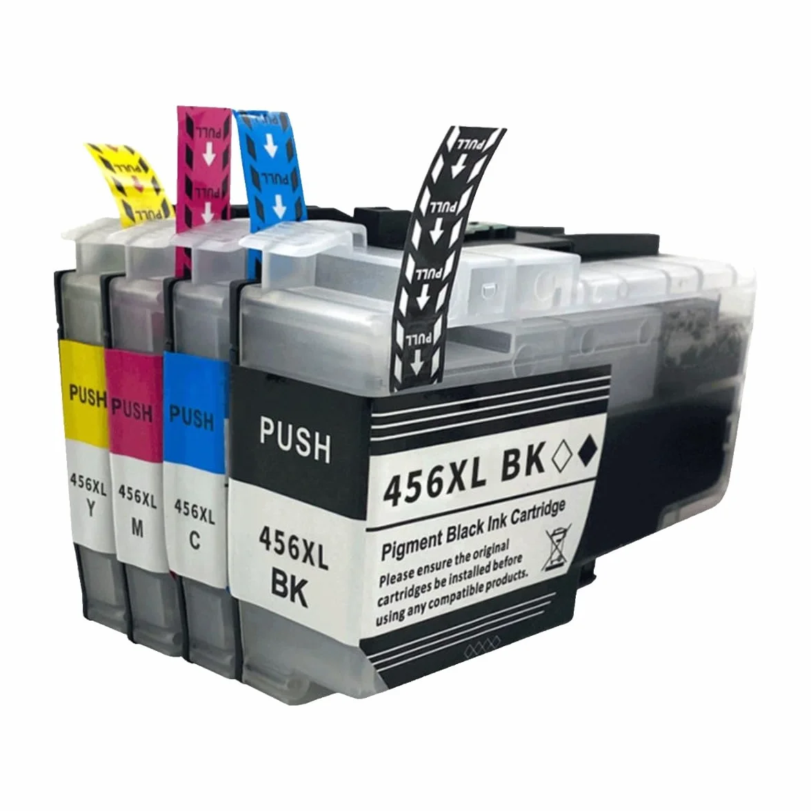 1 sztuka LC456XL LC456 tusz do drukarki MFC-J4340DW J4540 (LC456Y Yellow 1500 Pages)