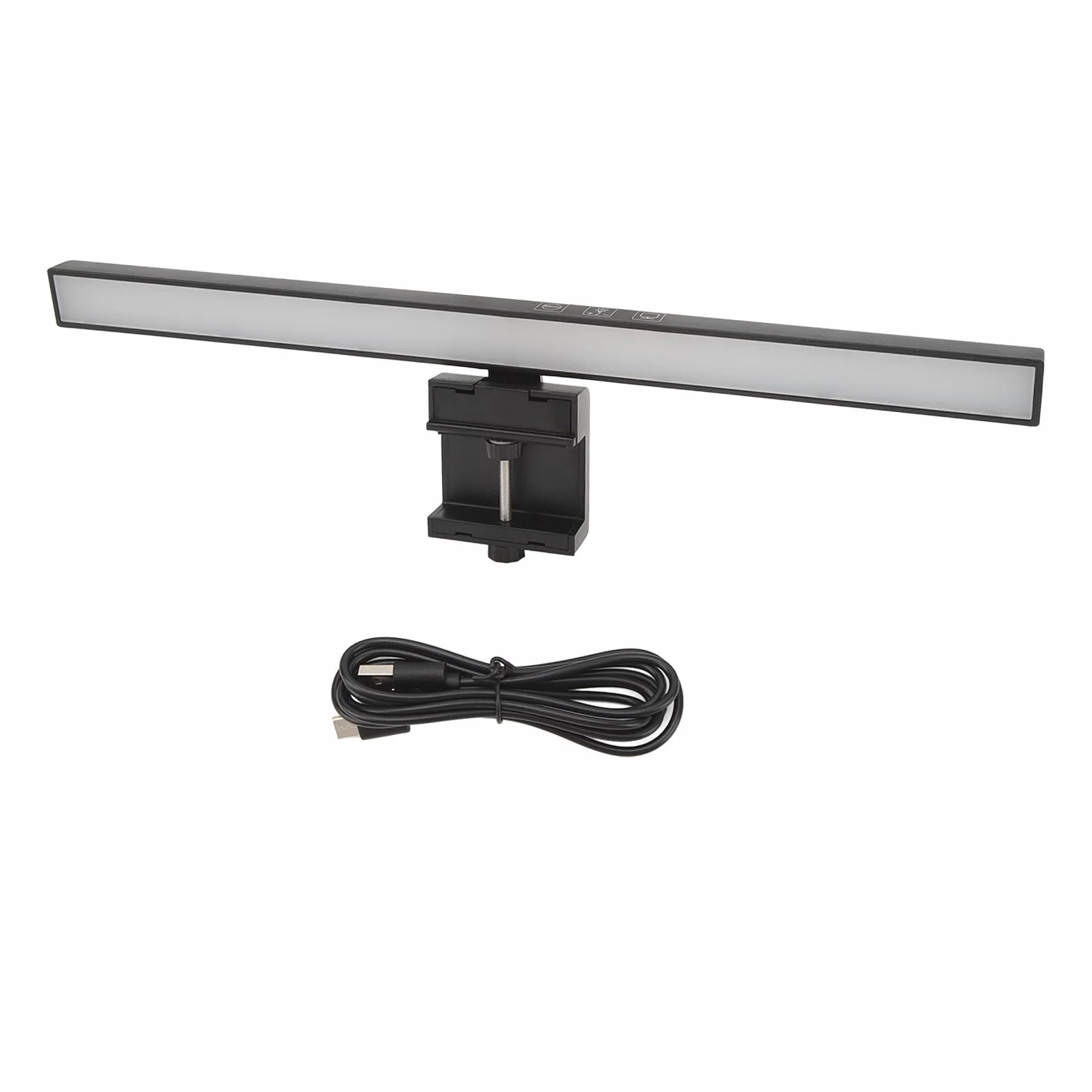 Monitor Light Bar Zasilana Przez USB Lampka Komputerowa LED na Biurko w Biurze w Domu, 3 Regulowane Temperatury Barwowe 10 Poziomów Jasności Przyciemniania Brak Odblasków Ekranu